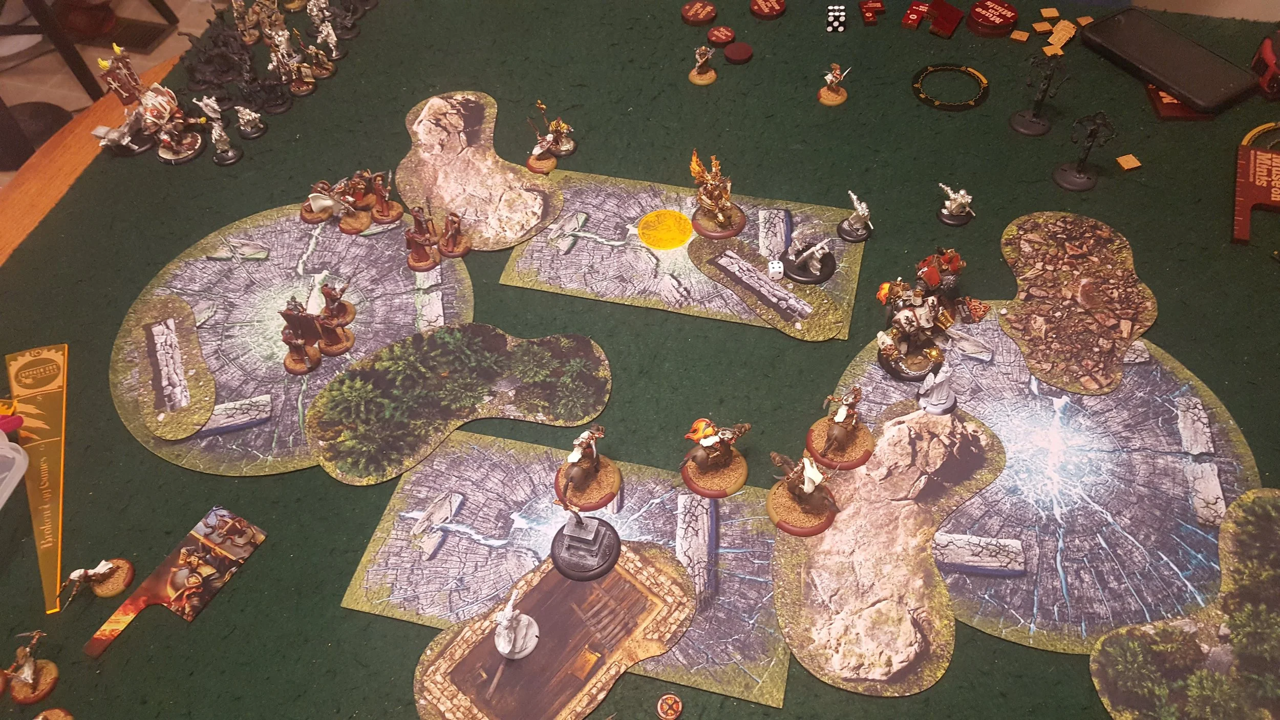 One lone TFG member holds the line on the right!