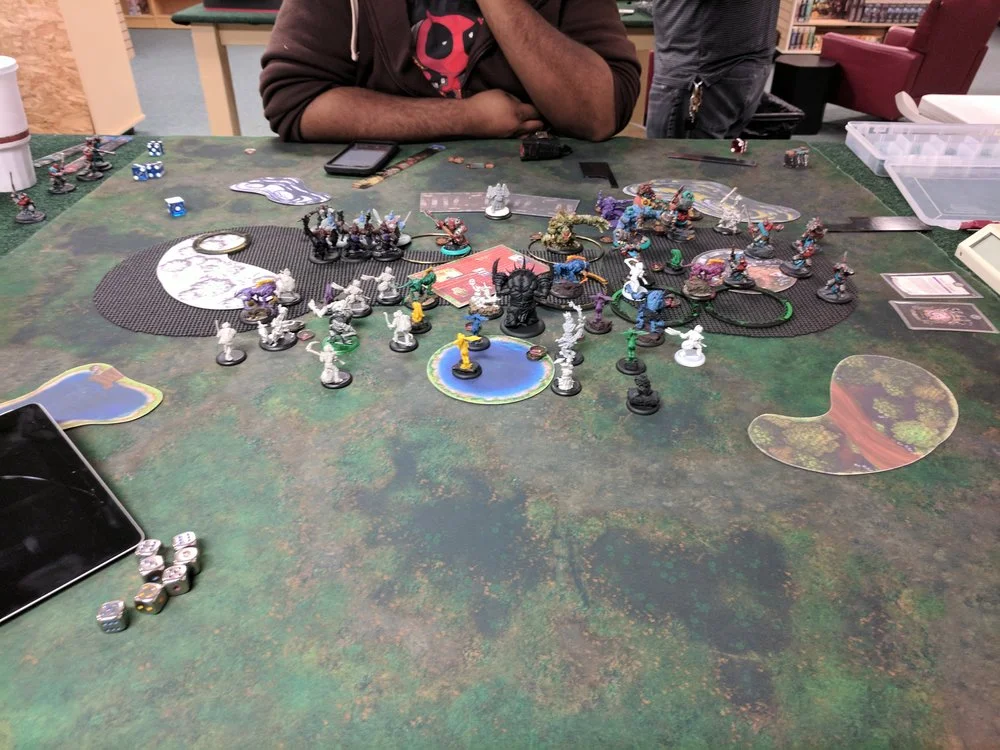 End of round 2, those rings are his feat.