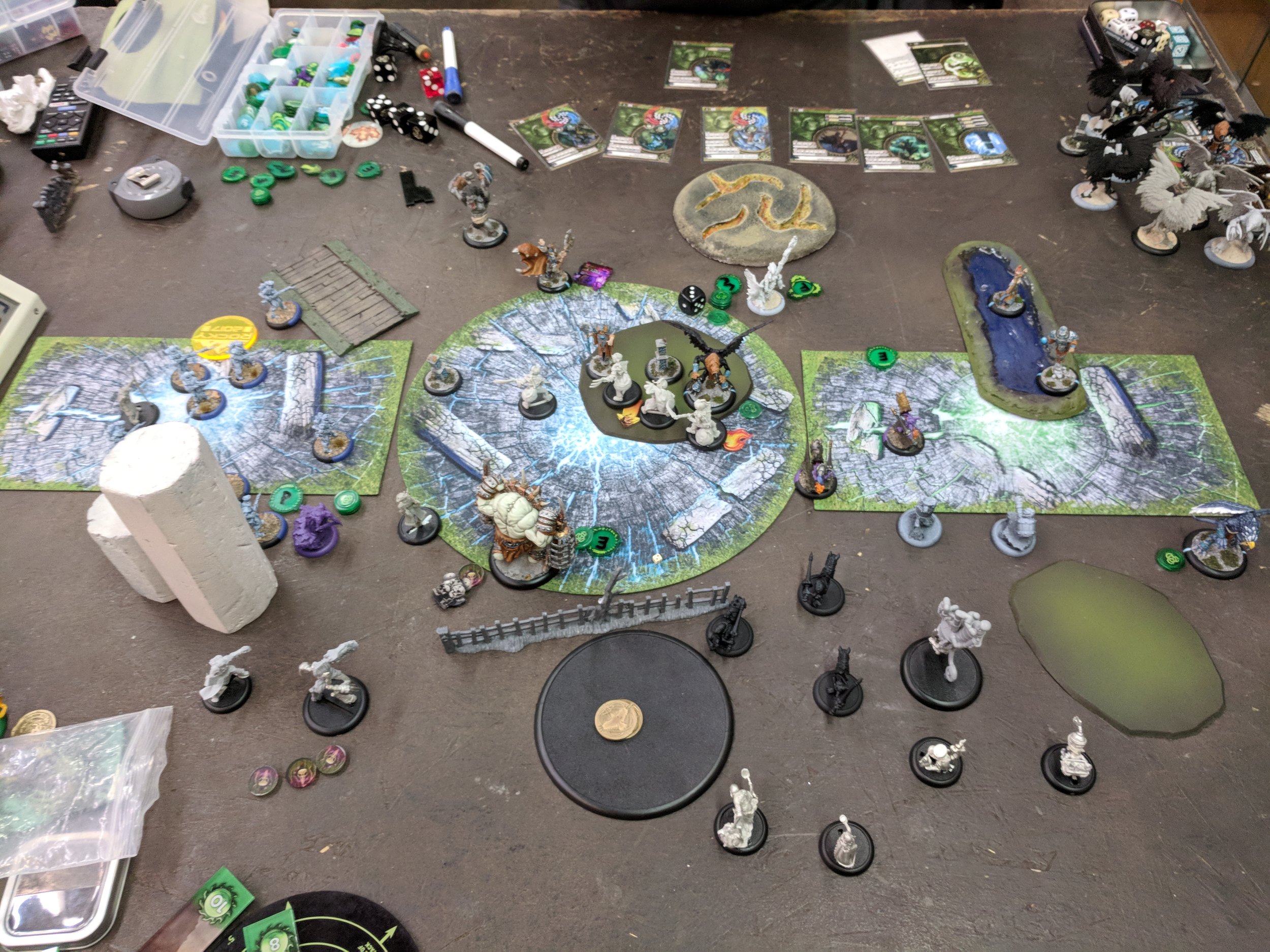 End of Grymkin turn 4 3-0 Circle