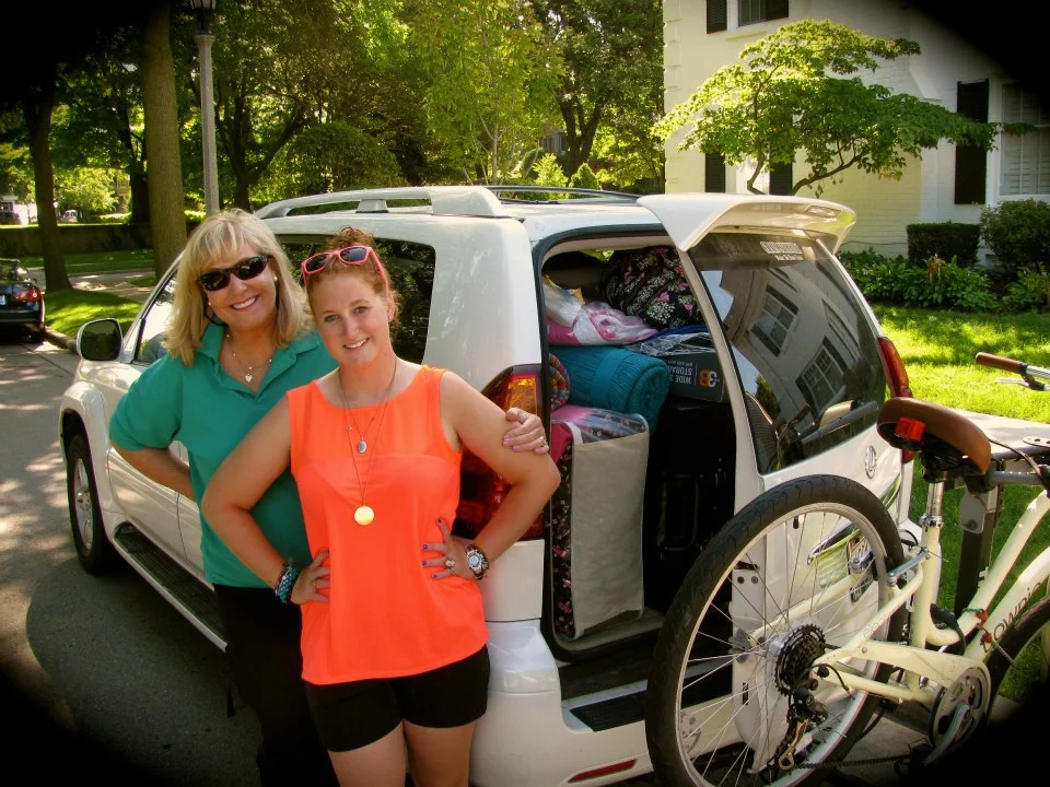 Two firsts- First time I went to college, and first time I was ever tan. It was a good week.&nbsp;