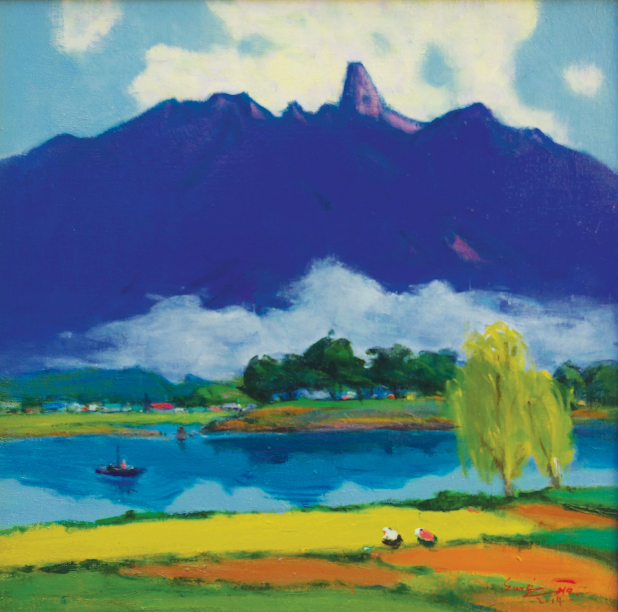 The Spring in the Mt. Wolchul