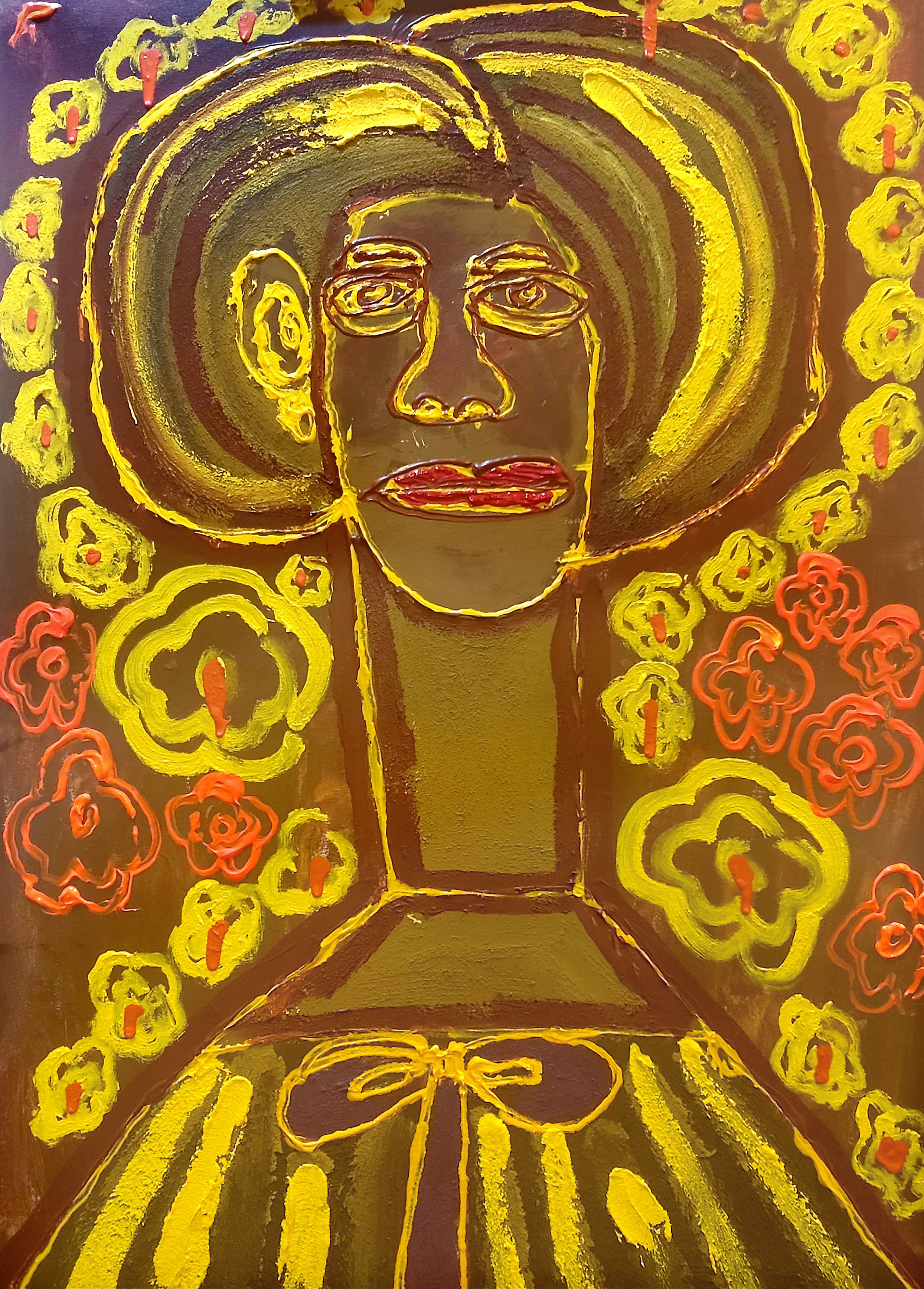 strong woman 72x89cm mixed media on canvas.jpg