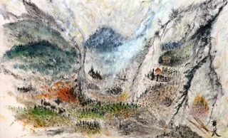 Yumi Hogan New Connections 3 Sumi Ink and Acrylic on Canvas 24 x 33.5.jpeg