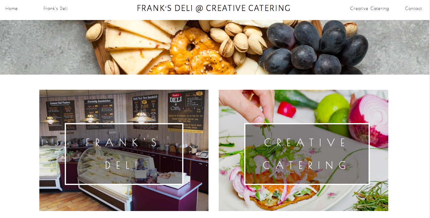 Deli & Catering Website