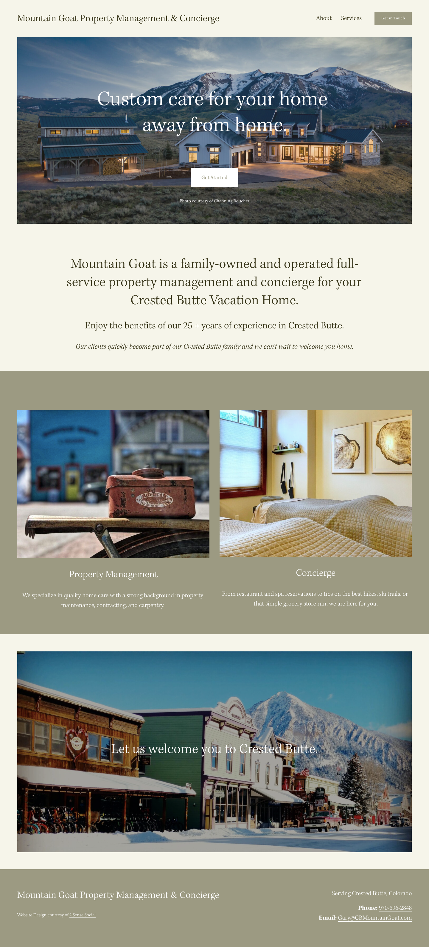 Boutique Property Management and Concierge
