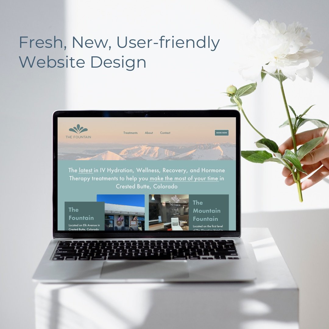 IV Therapy Website created in Squarespace