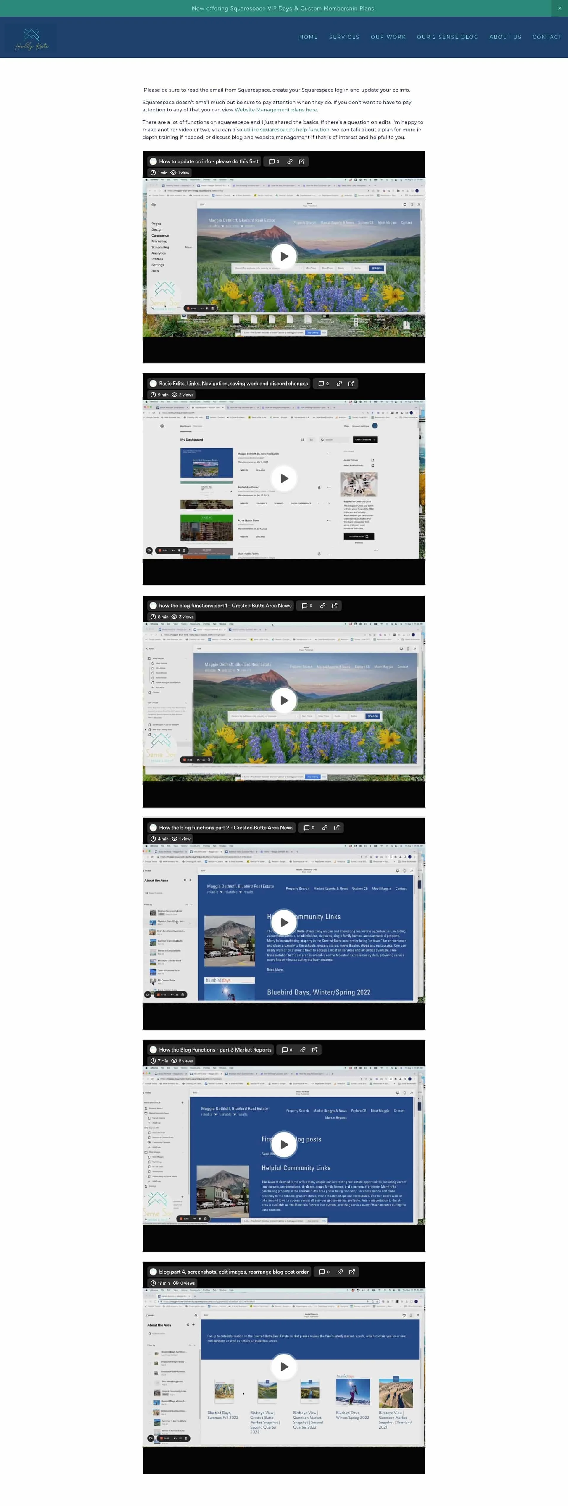 image of squarespace website help from a designer