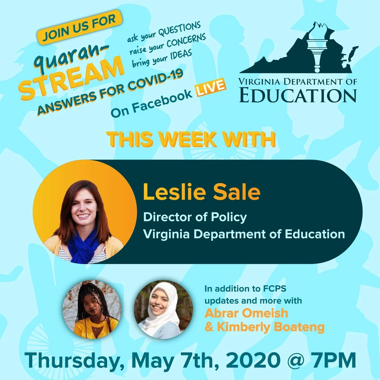 Virginia Department of Education Policy Director joins QuaranSTREAMs