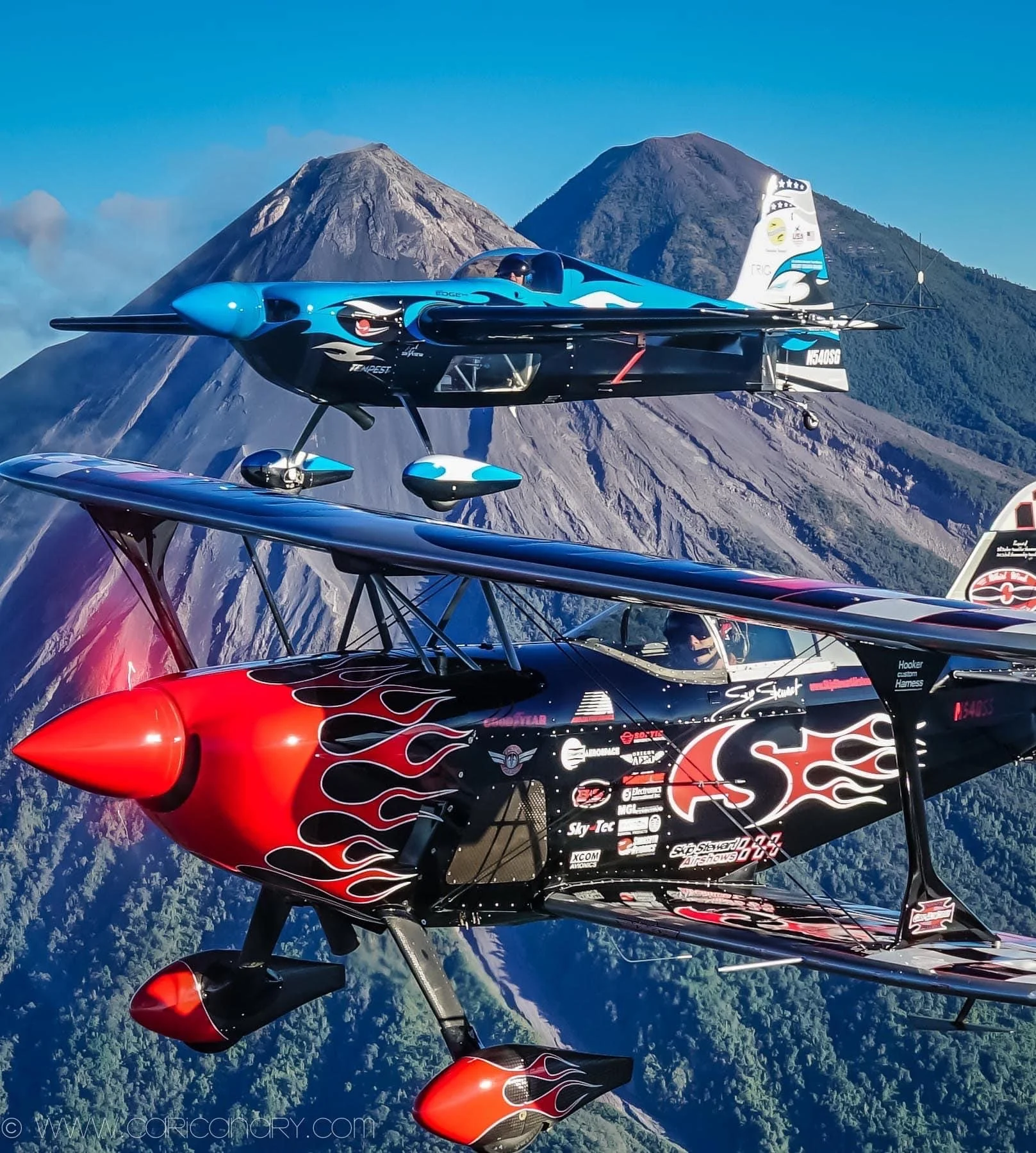 Flying over Guatemala
