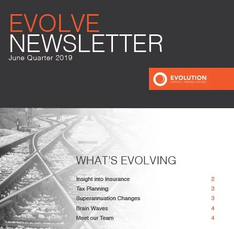 EVOLVE Newsletter - June 2019 Quarter