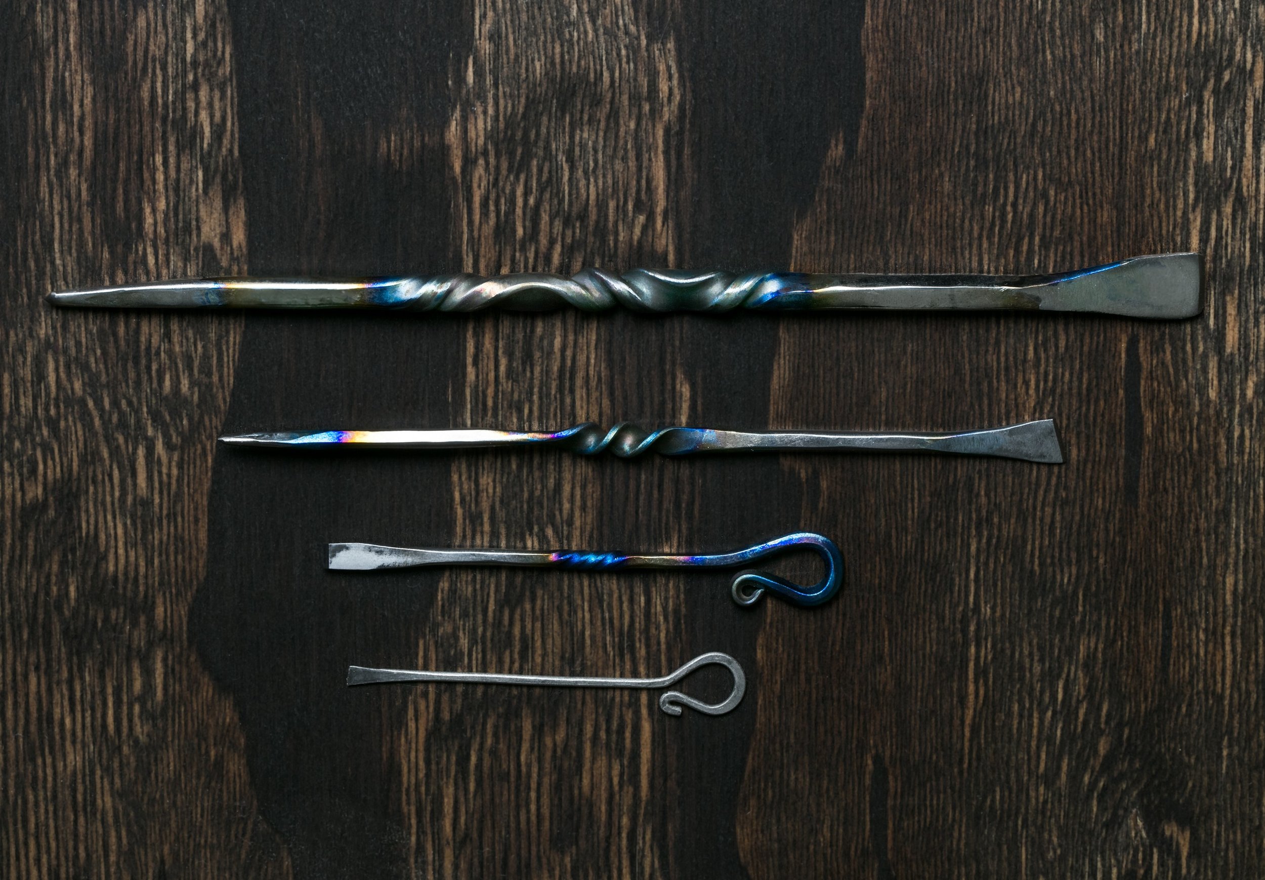  Luxury dab tools, hand-forged using traditional blacksmith techniques 