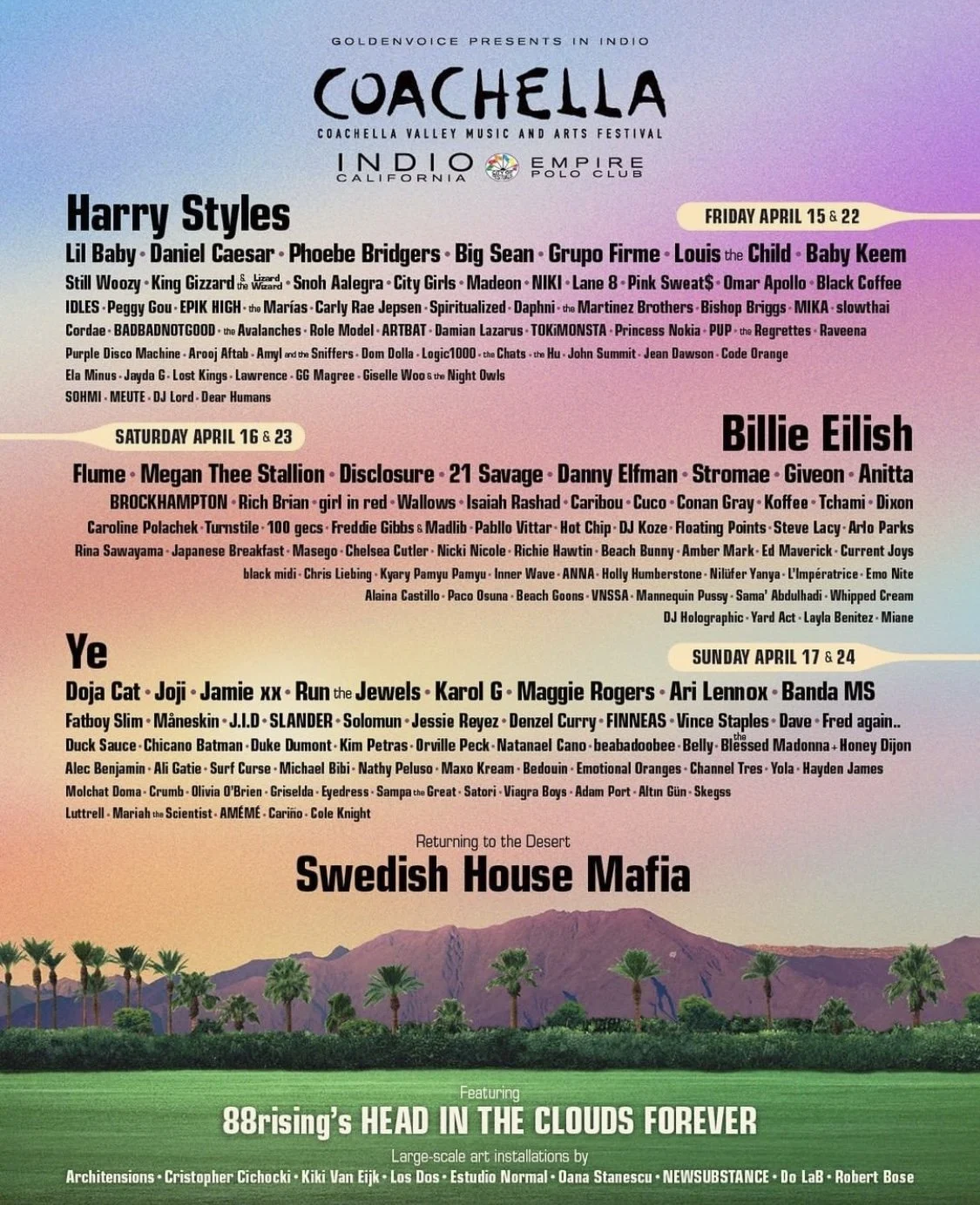 twenty artists to see at coachella