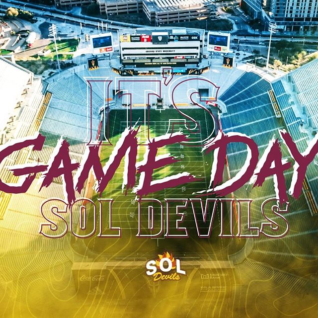 IT'S GAME DAY! 🏈

The BEST TAILGATE in college football starts at 9:30am, before ASU takes on USC at 1:30pm! Get your game face on with The Sol Devils! 🔱

Purchase your tickets through the link in our bio ⬆️ #thesoldevils #asufootball #asutailgatin