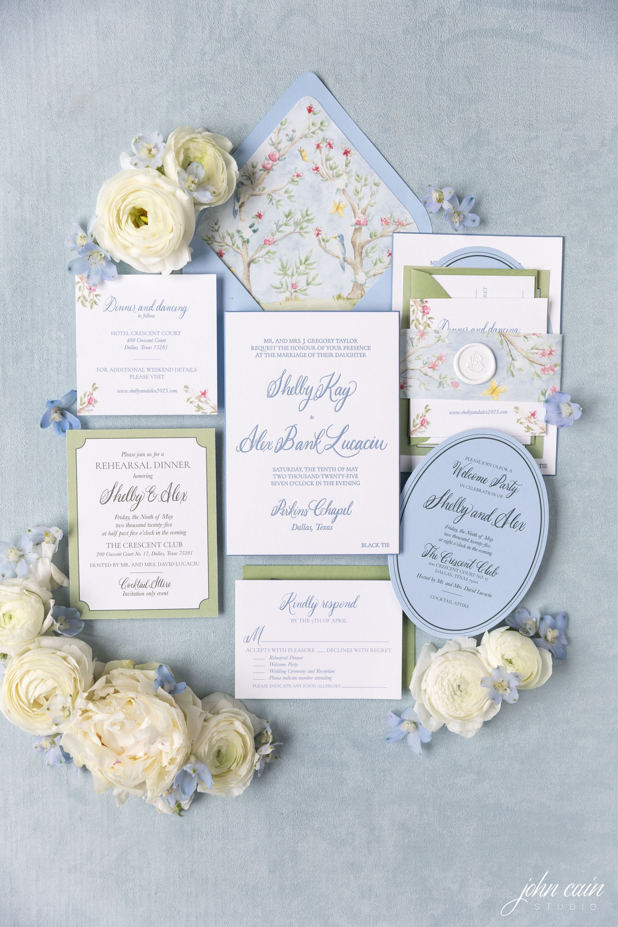 Custom Wedding Invitation Suite