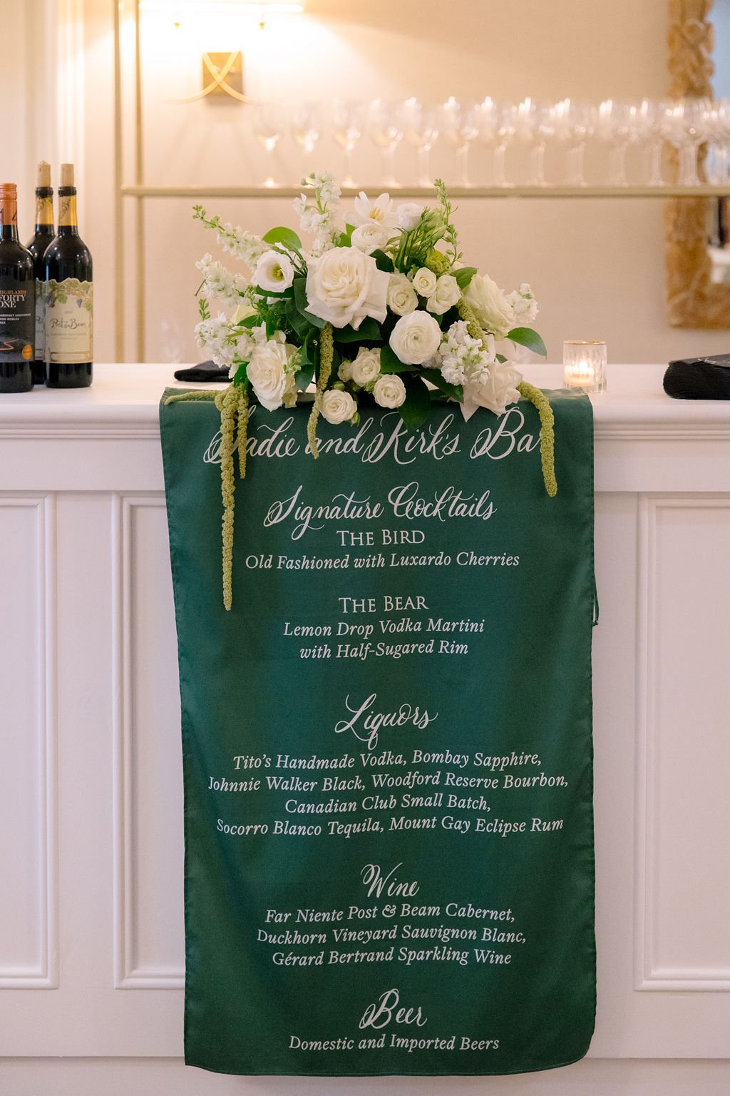 Custom Bar Menu Banner