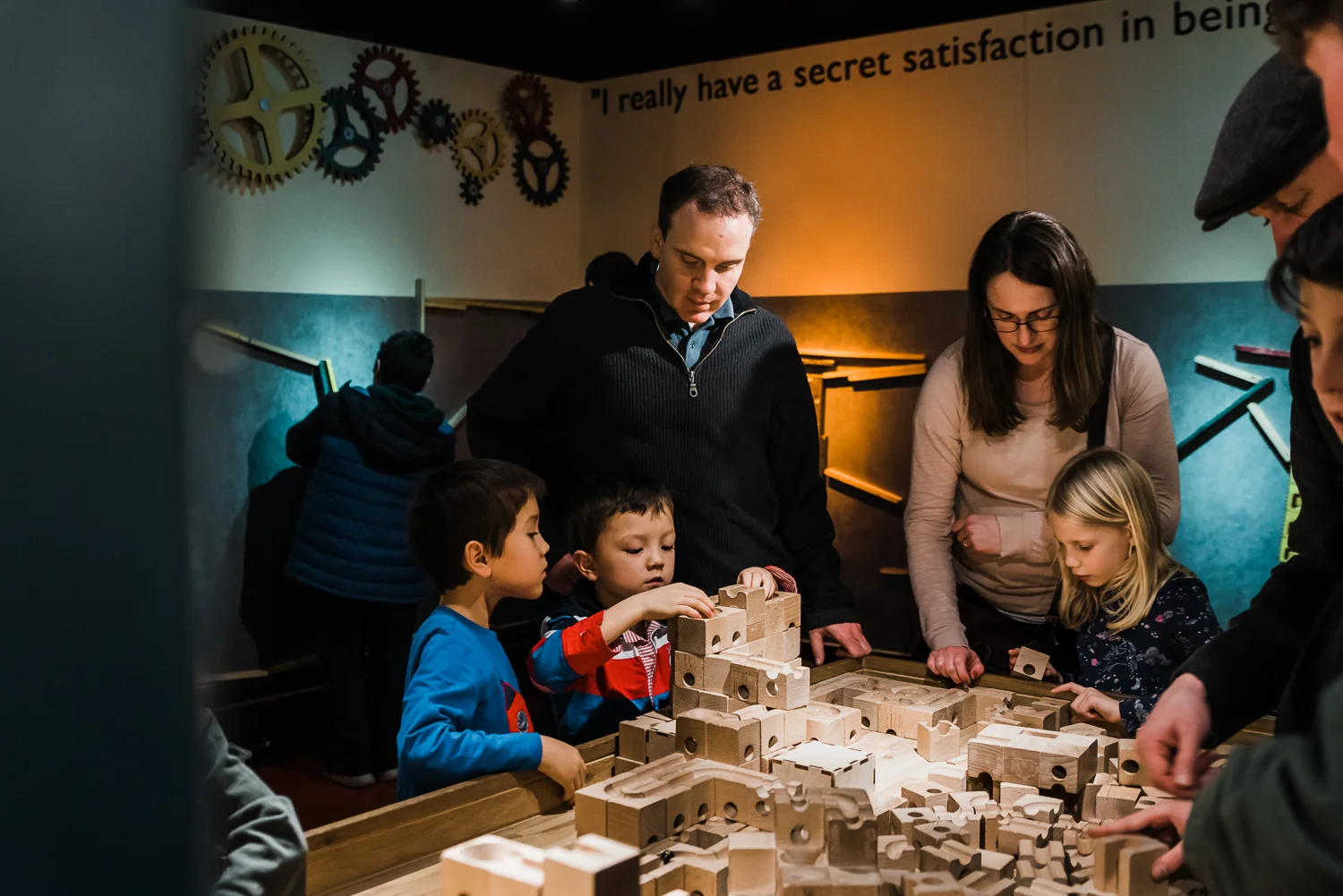 Interactive games room at the MAD museum, Stratford upon Avon