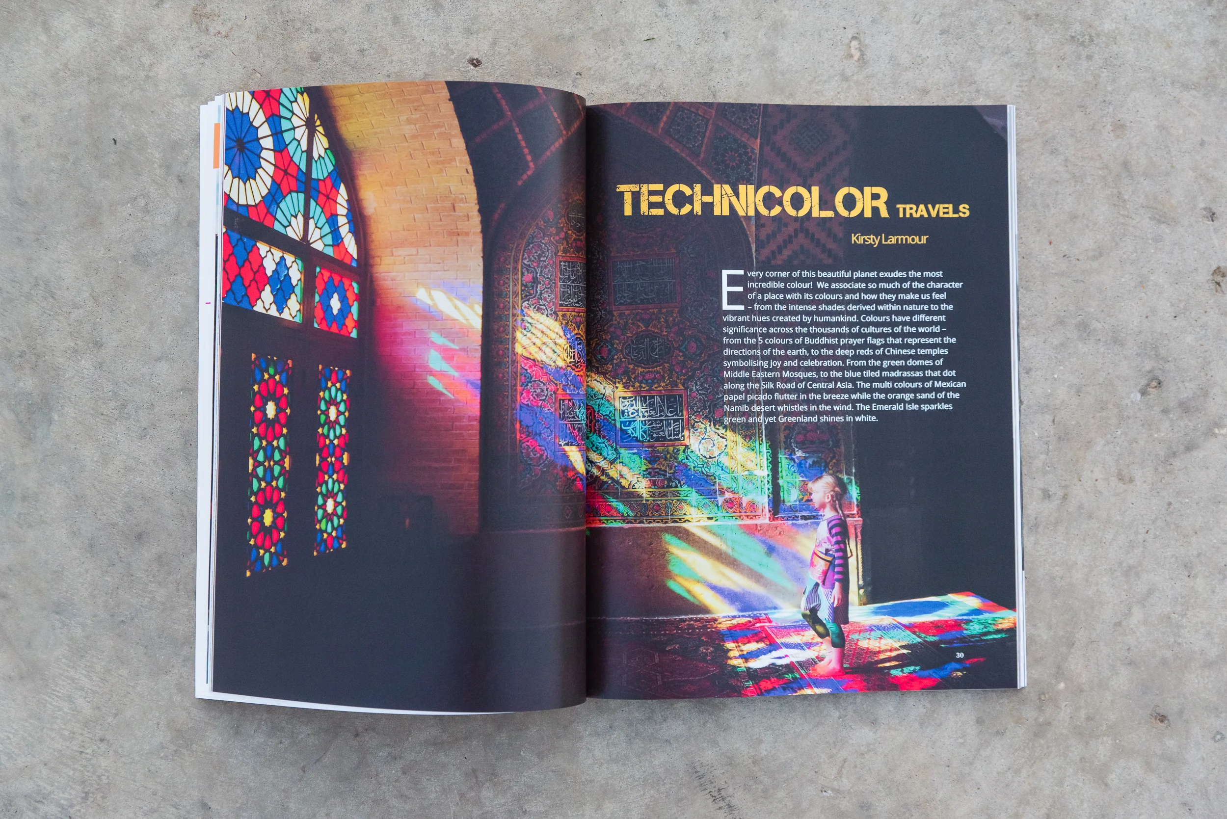 Kirsty Larmour's Technicolor Travels article in the Dear Photogr