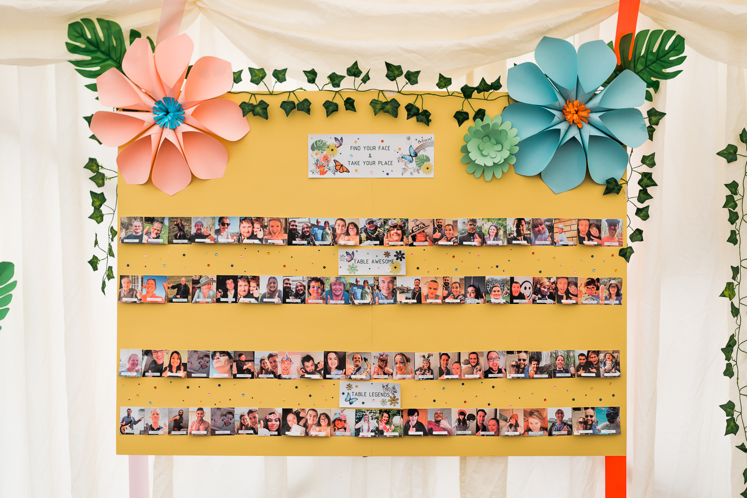 Wedding inspiration of a do-it-yourself guest table setting