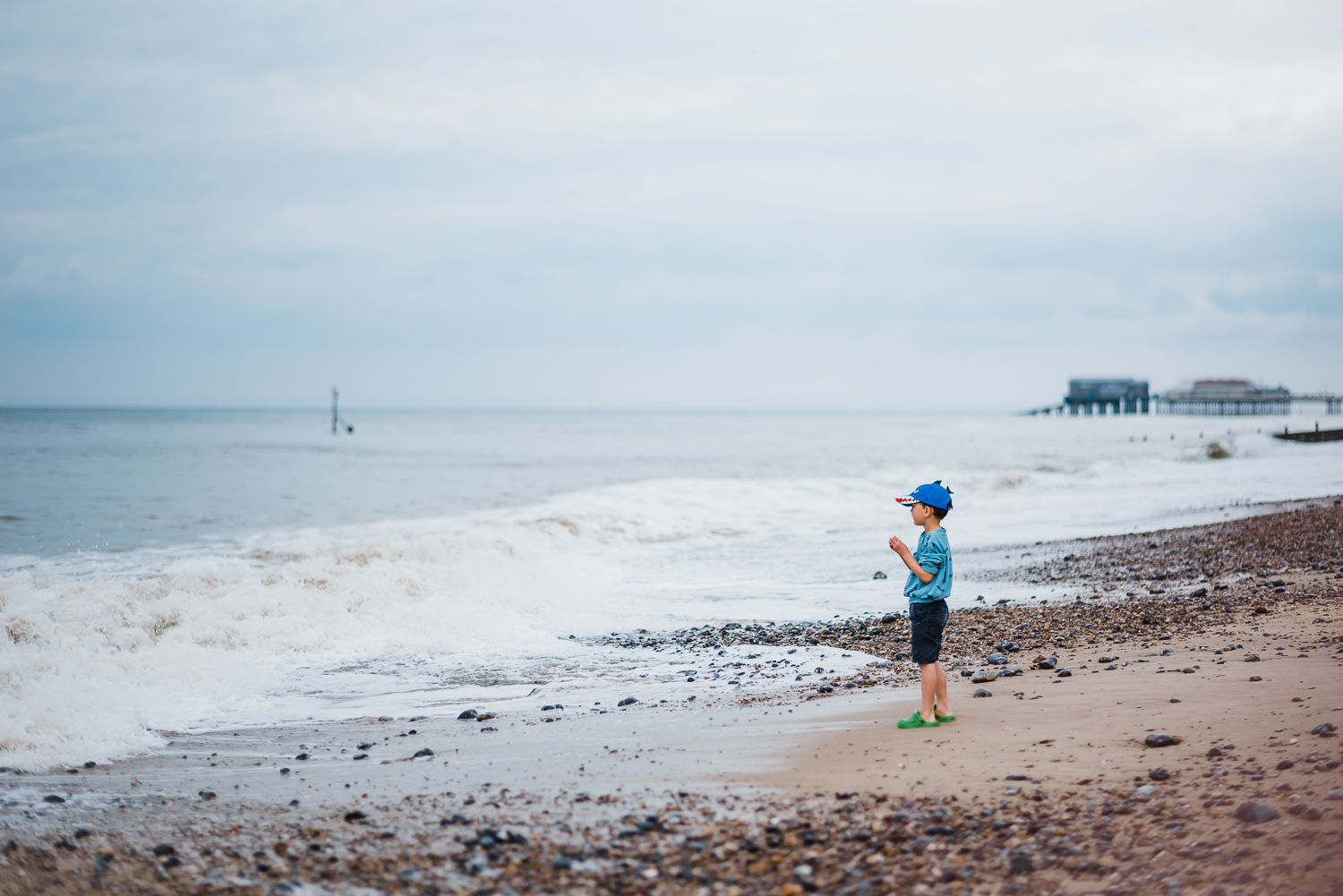 'Something Blue' Seascape scenes from Cromer, Norfolk, by Diana