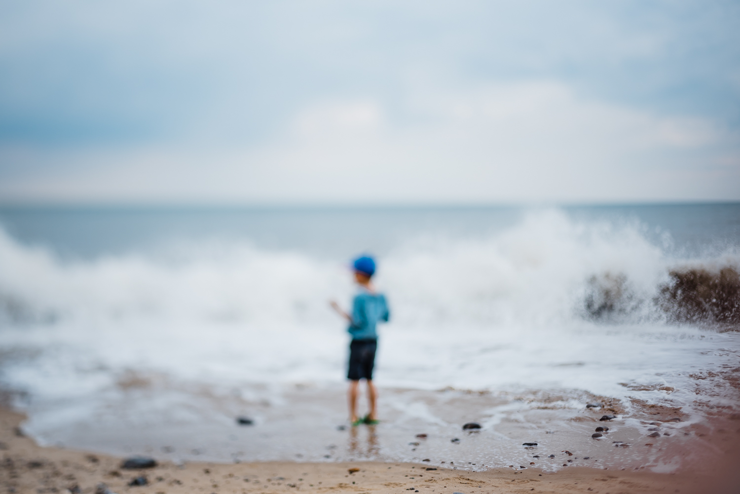 'Something Blue' Seascape scenes from Cromer, Norfolk, by Diana
