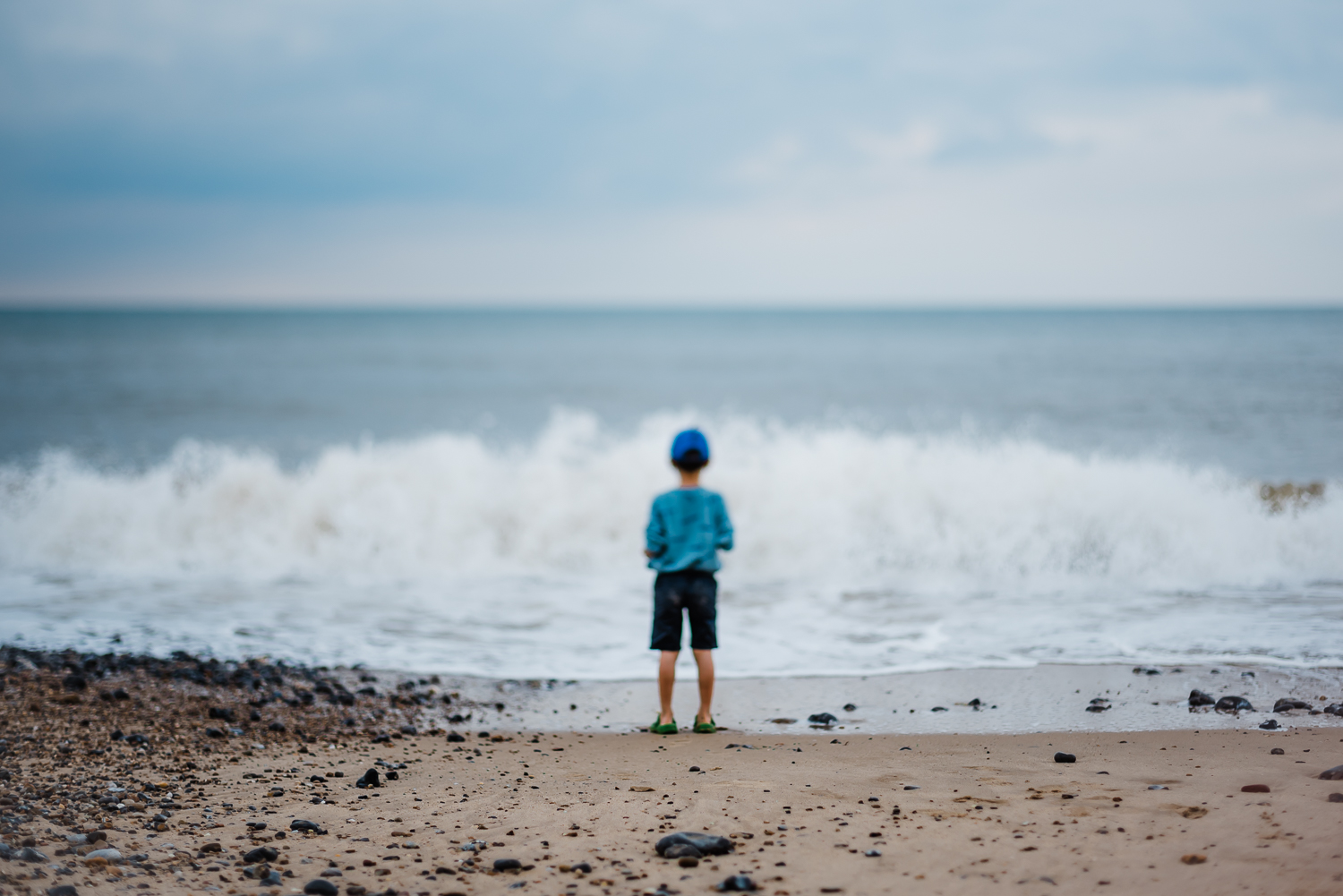 'Something Blue' Seascape scenes from Cromer, Norfolk, by Diana