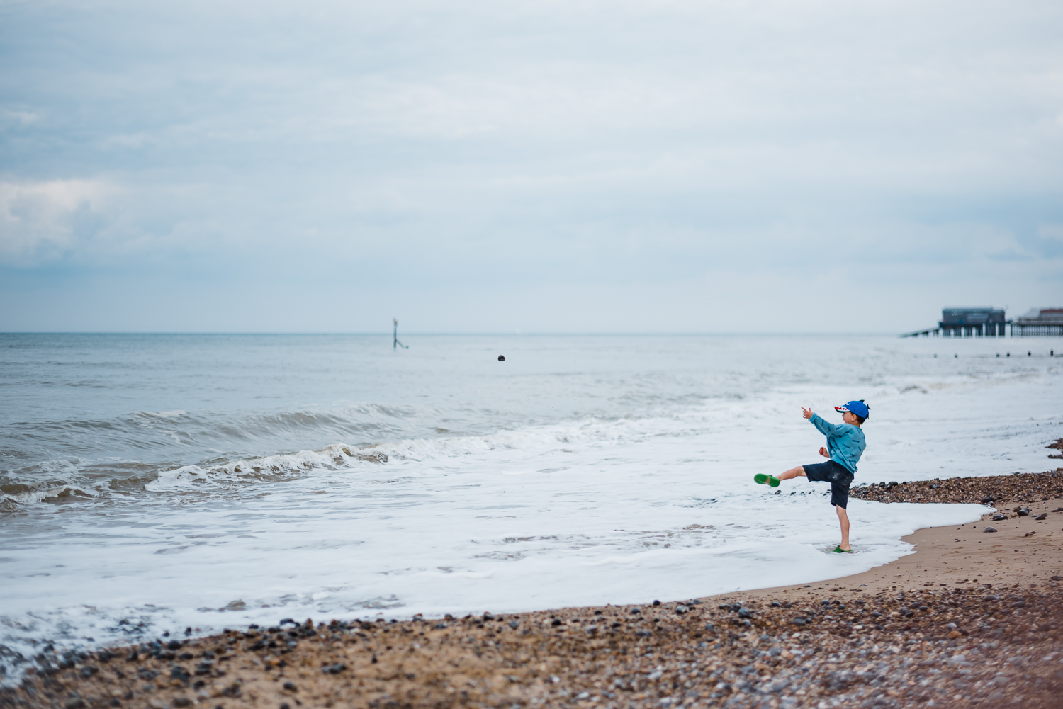 'Something Blue' Seascape scenes from Cromer, Norfolk, by Diana