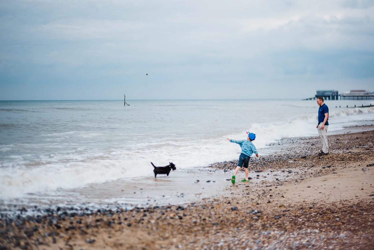 'Something Blue' Seascape scenes from Cromer, Norfolk, by Diana