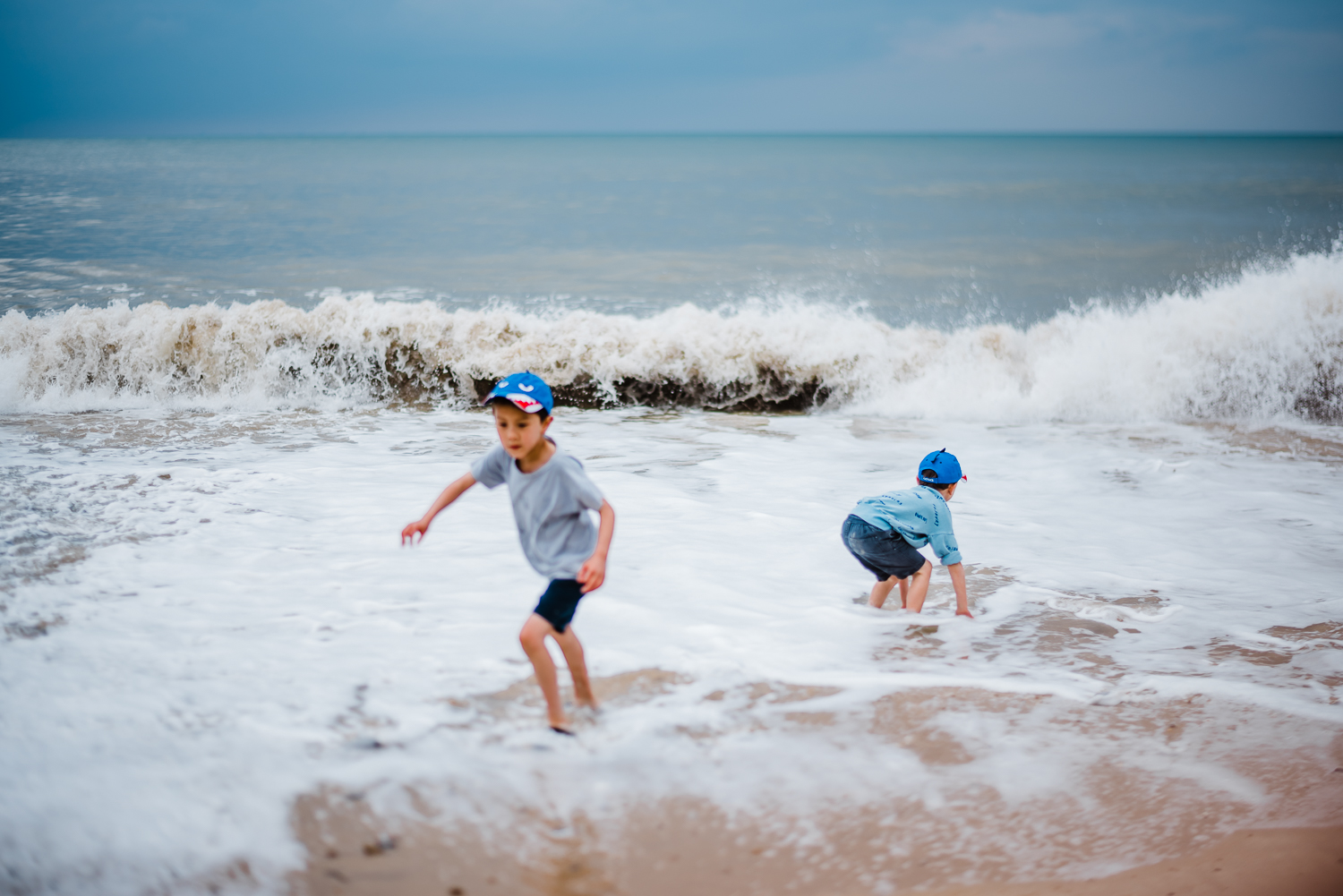 'Something Blue' Seascape scenes from Cromer, Norfolk, by Diana