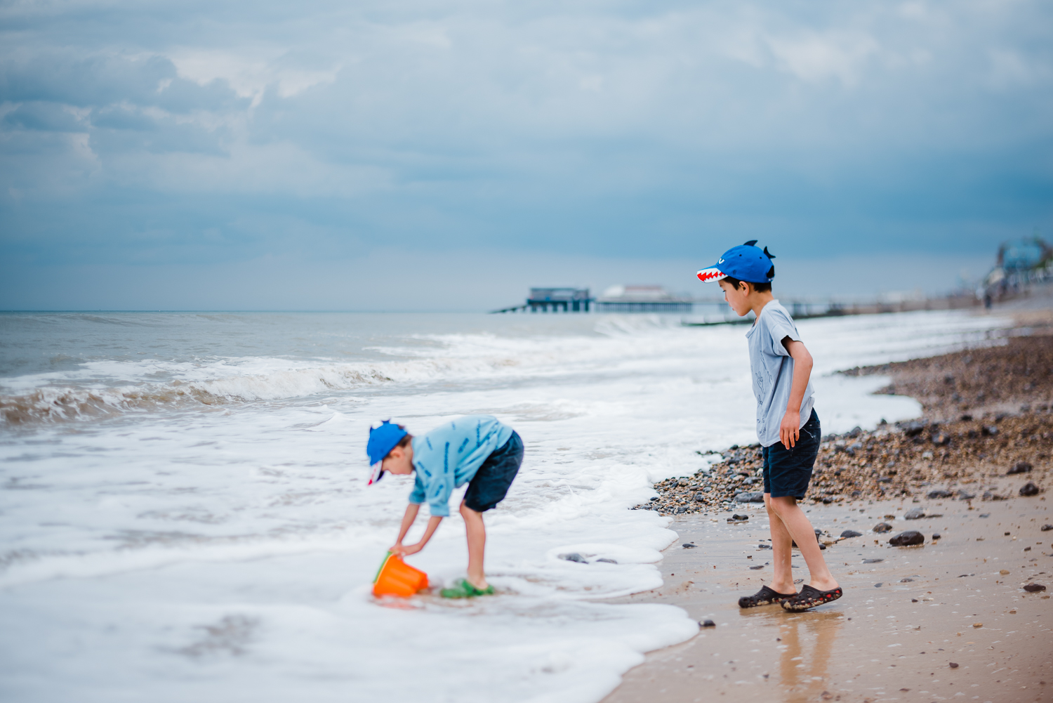 'Something Blue' Seascape scenes from Cromer, Norfolk, by Diana