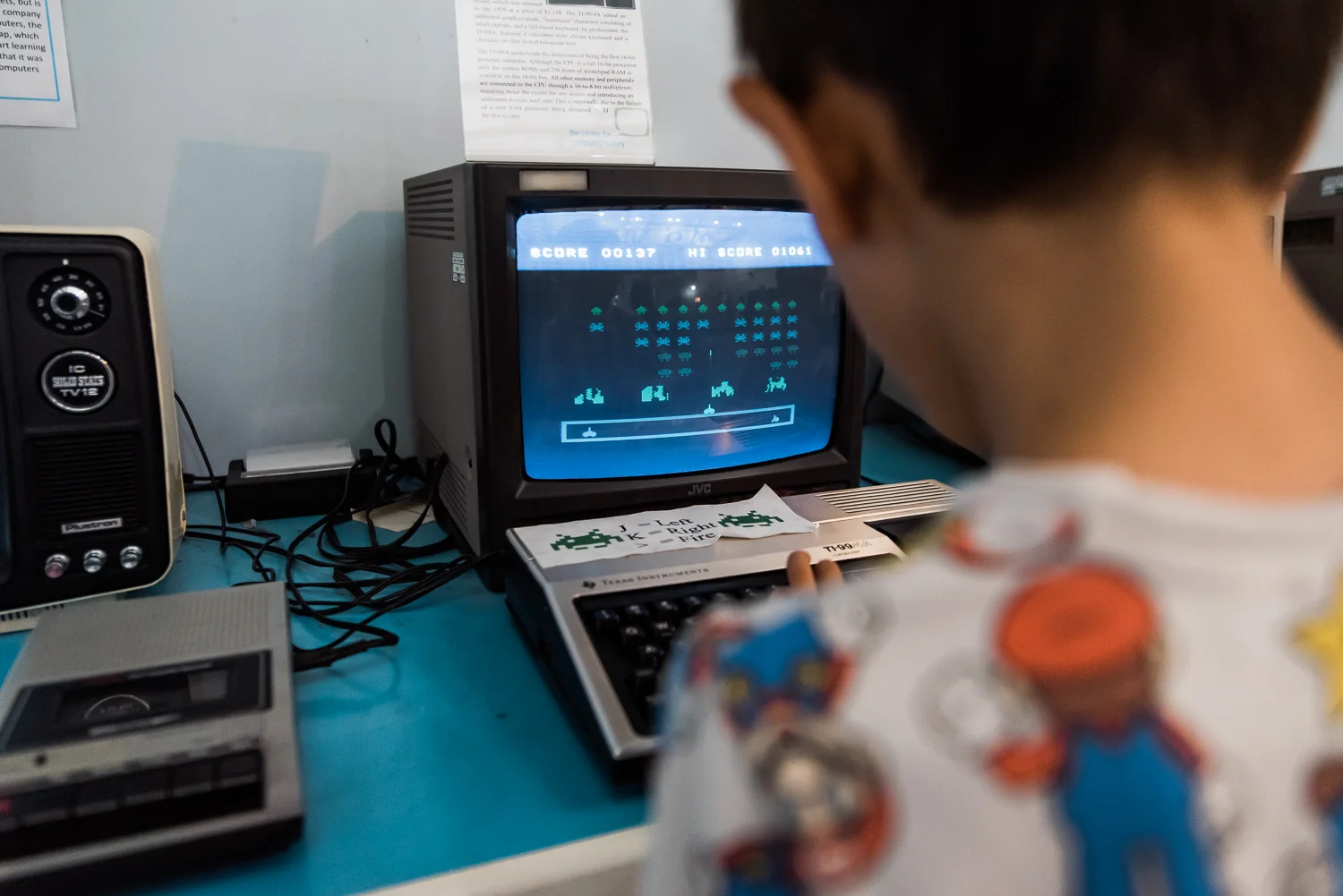 Space invaders computer game