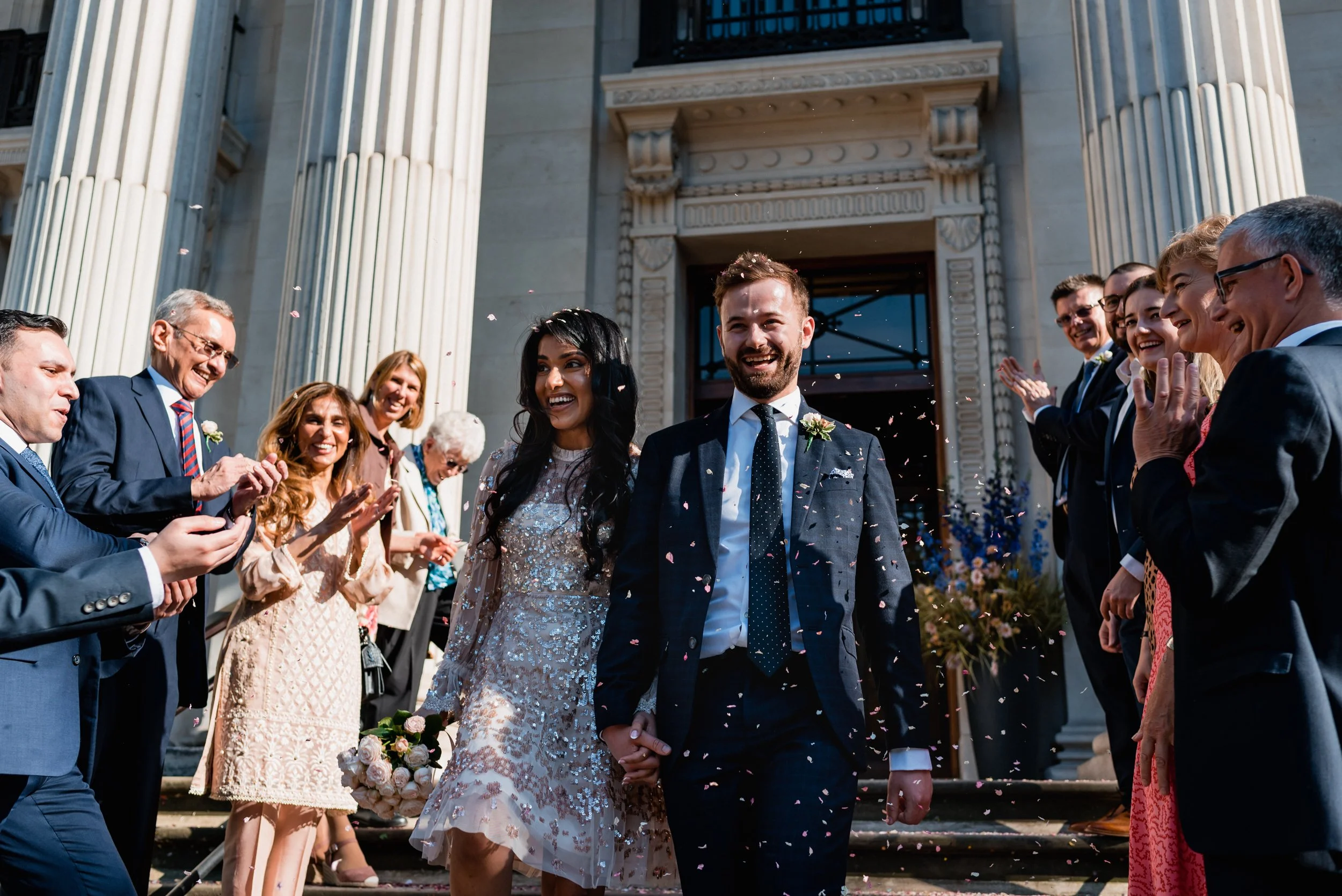 Old Marylebone Town Hall Wedding Photography and a Cambridgeshire garden party celebration