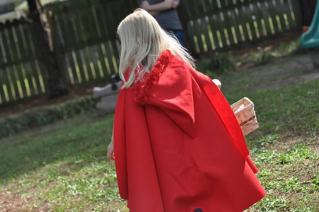 Haymount Homes Little Red Riding Hood Party kids cape.jpg