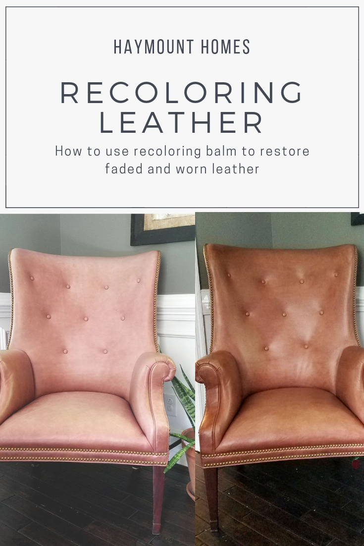 Restoring Worn And Faded Leather, How To Refinish Leather Furniture