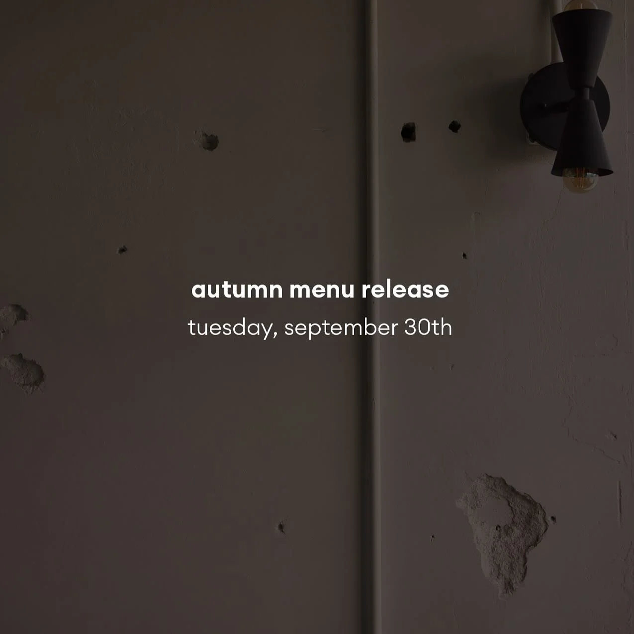 our autumn menu is live! 

as the season begins to turn and daylight becomes more limited, we&rsquo;re leaning into those cozier vibes + the dishes we crave. 

we&rsquo;ve got some fresh takes for fall, a couple favorites getting an autumnal glow up 