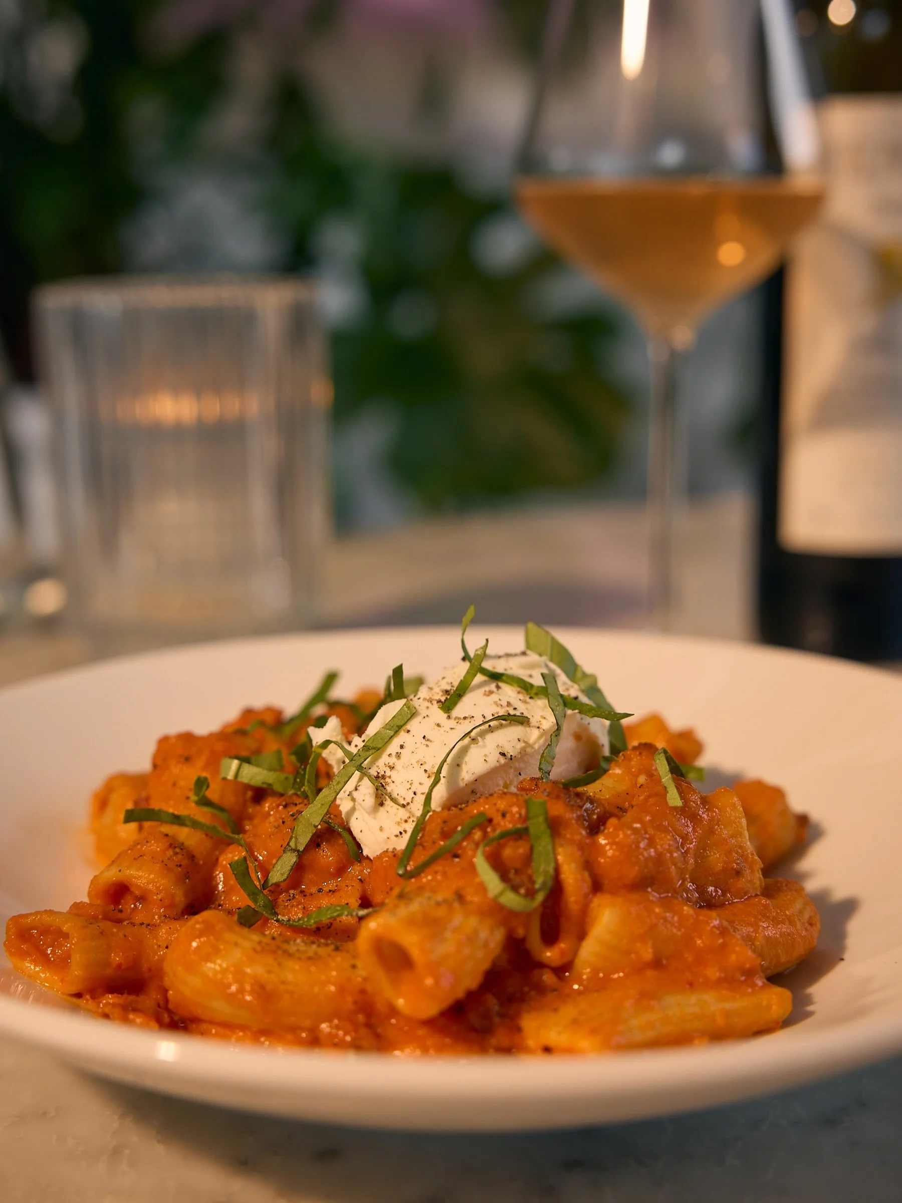 wow, ya&rsquo;ll been showing up for this one. our tomato &lsquo;nduja alla vodka is the spicy vodka rigatoni you&rsquo;ll be craving all summer. it starts with our riff on italian &lsquo;nduja: we sub the pork out with umami packed sun-dried tomatoe