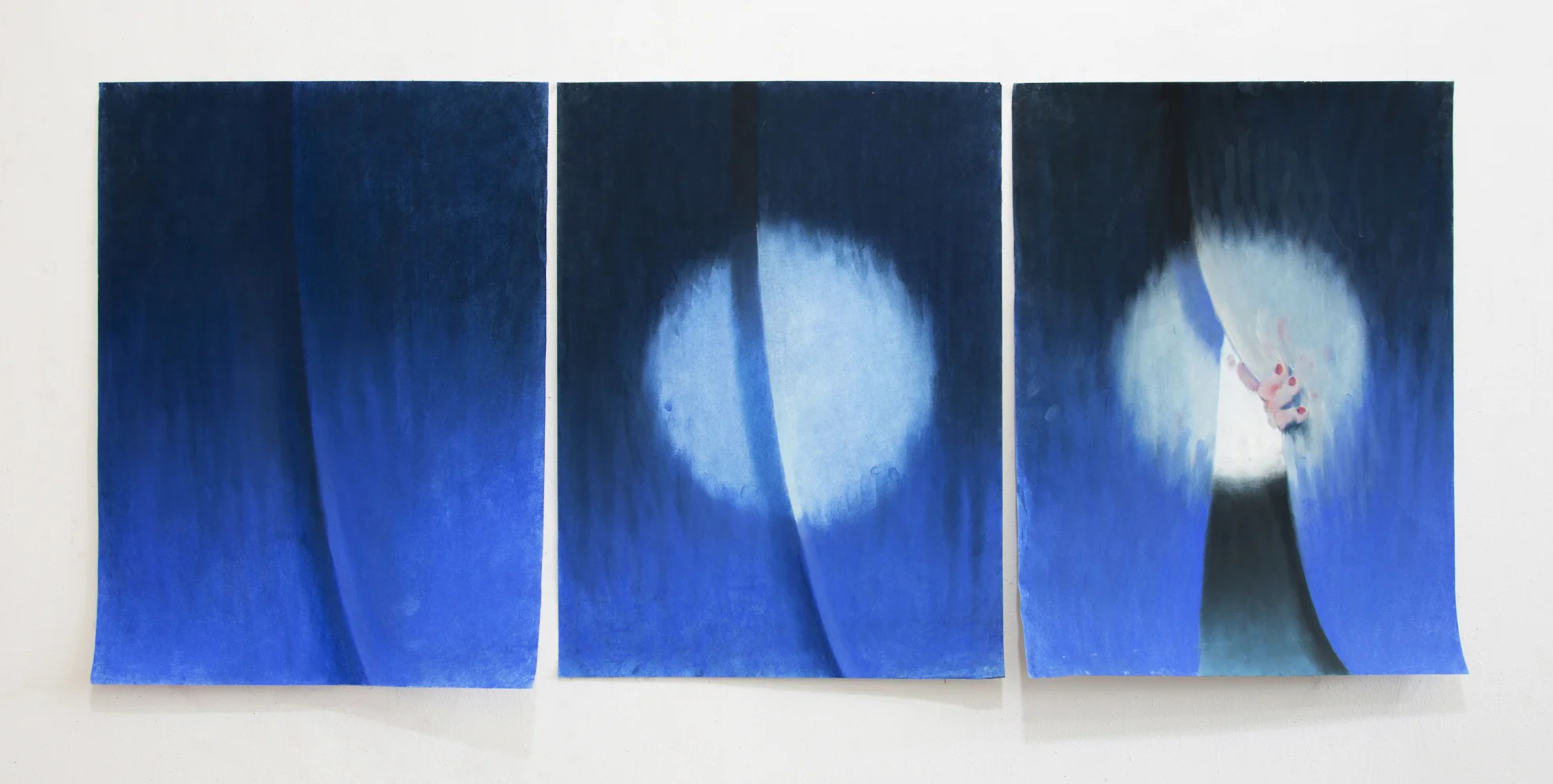 The Moon | Pastel on paper | Each 18 x 24" | 2016