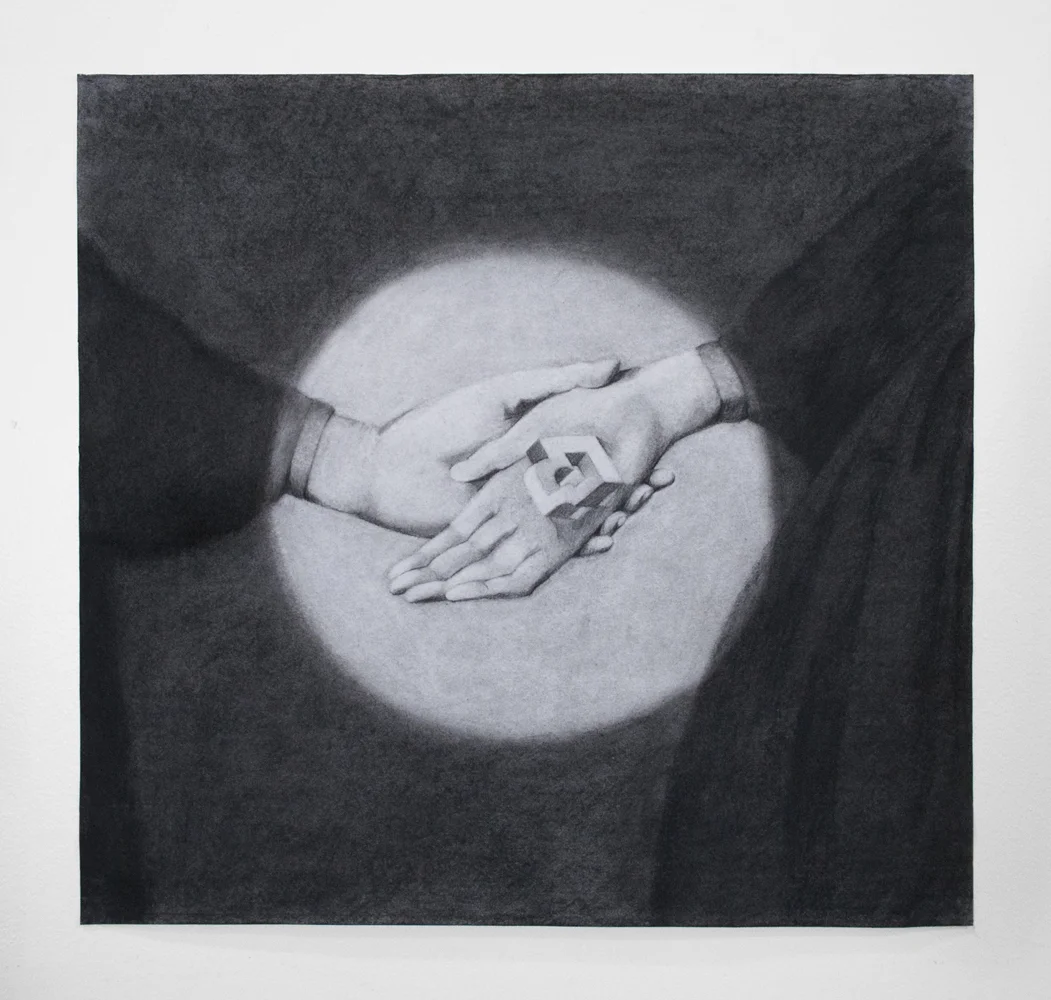 The Actress Makes a Promise | Charcoal on paper | 24 x 25" | 2015