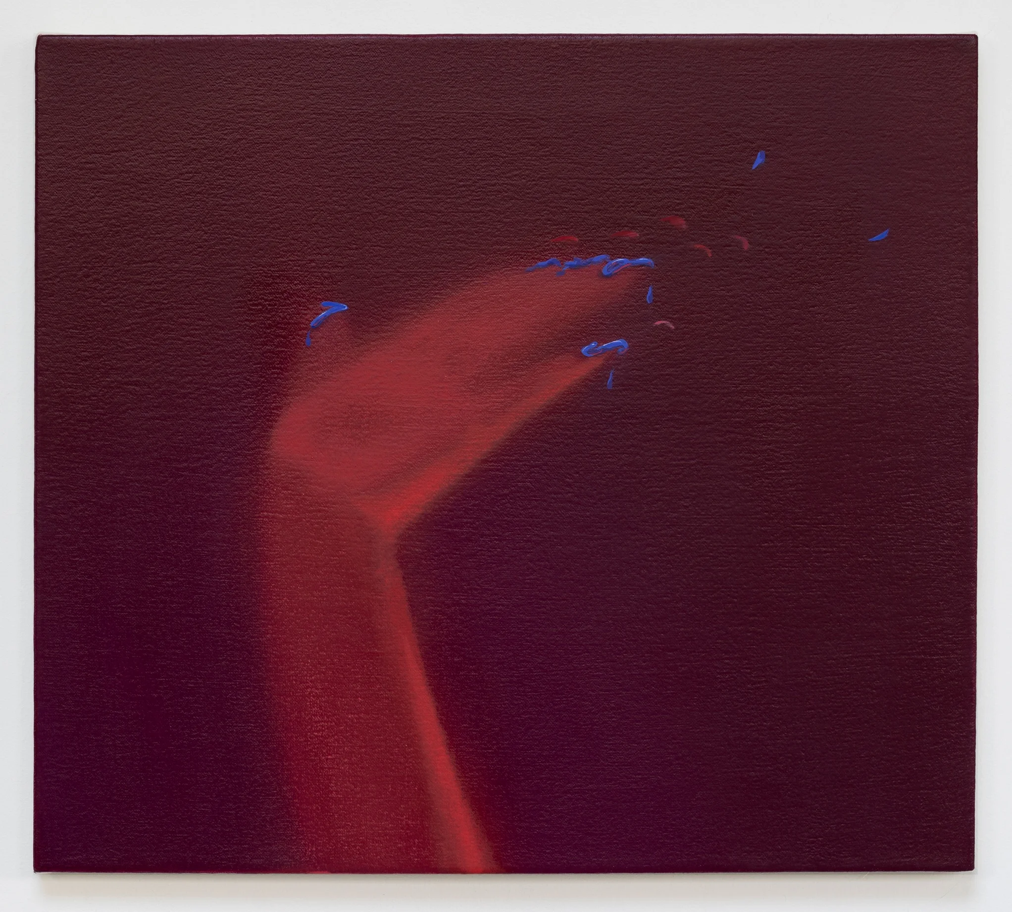 Fingers at the Tip of My Words | Oil on canvas | 16 x 18” | 2018