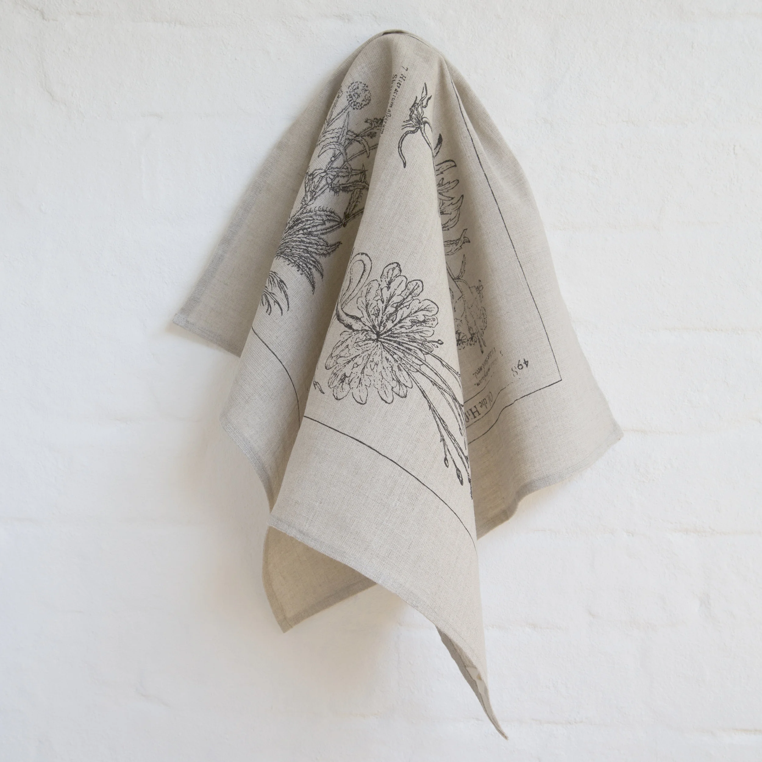 Teatowel in Hawkweed black
