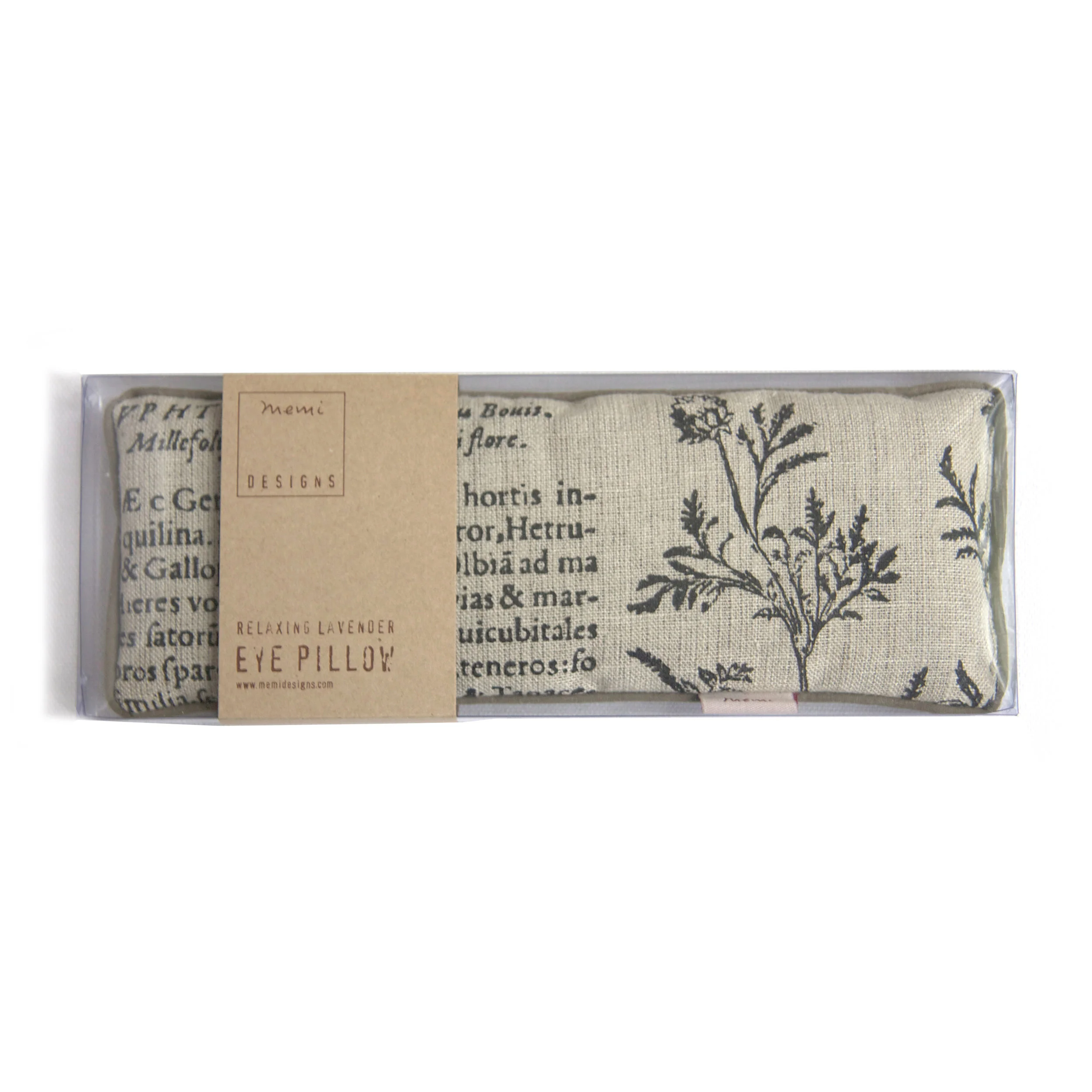 Eyepillow in Latin Herbal black