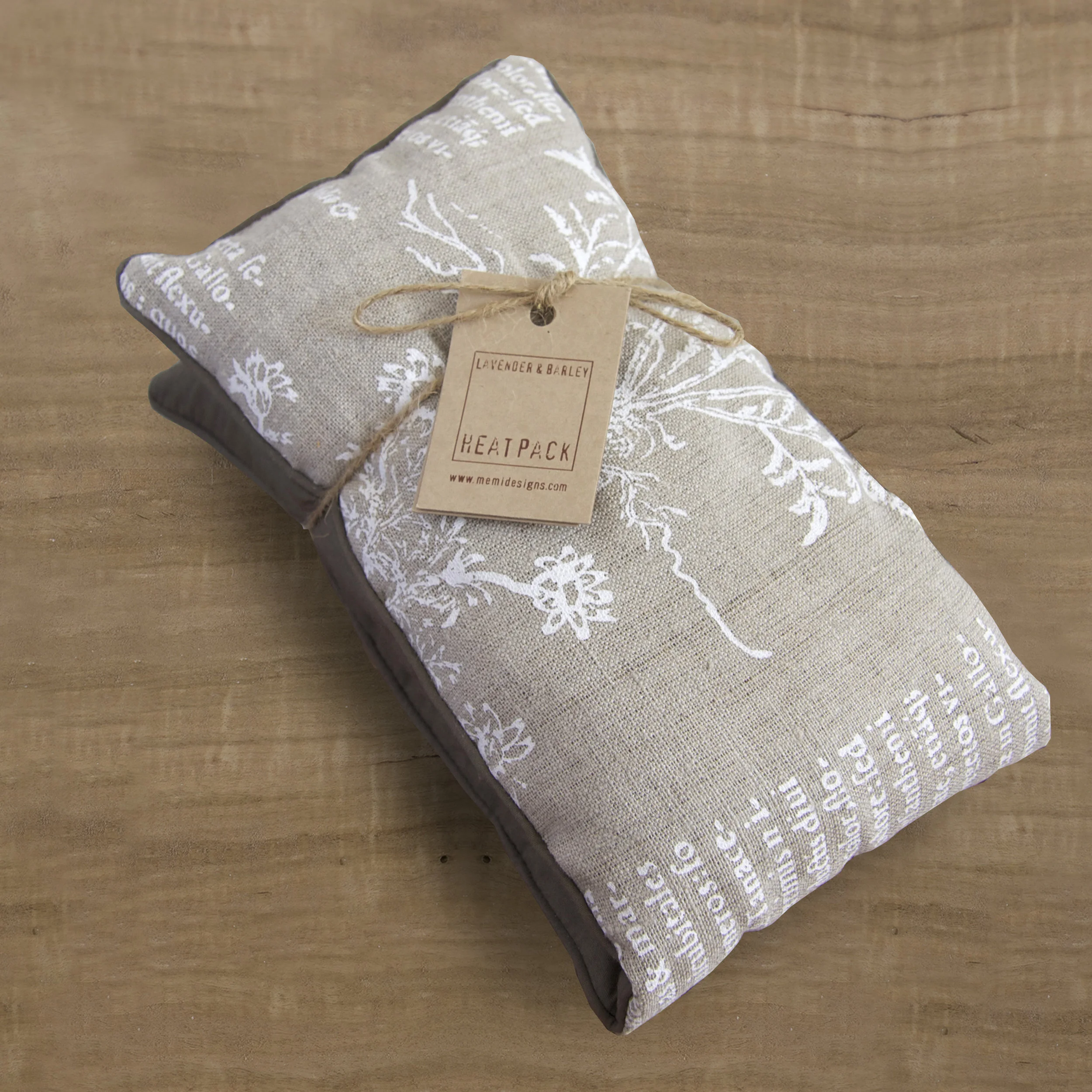 Heatpack in Latin Herbal white