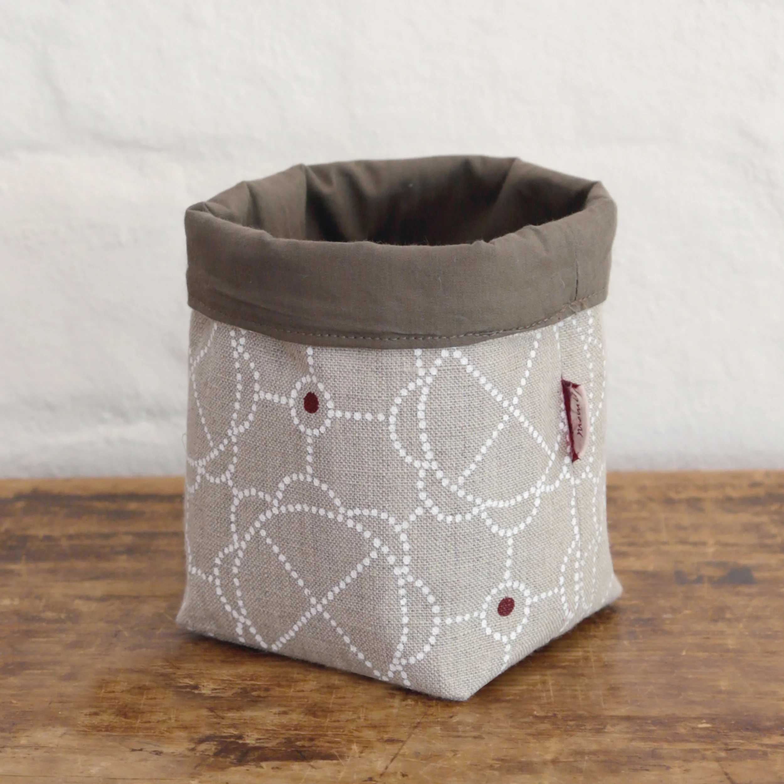 Small Fabric Basket in Staccato