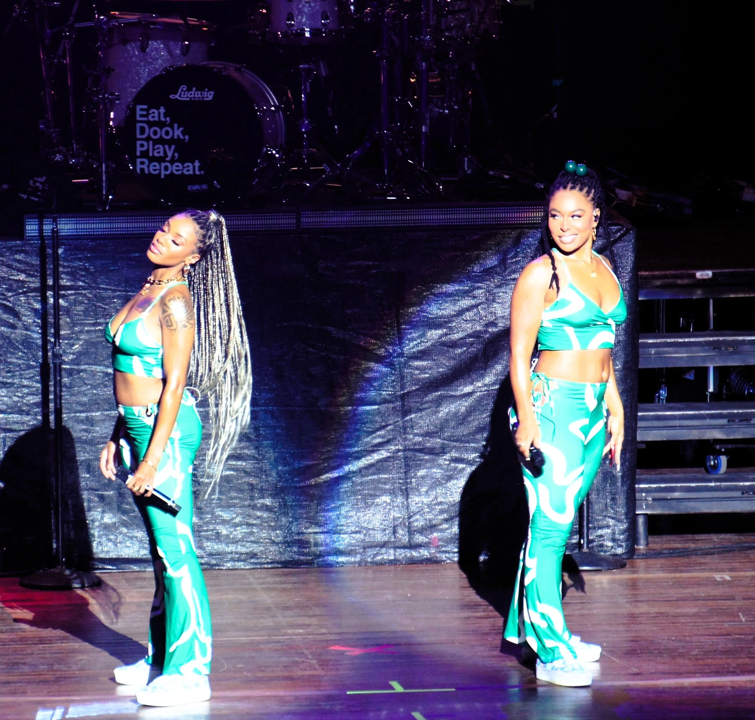 The duo GAWD opened for Anderson .Paak on his Malibu Tour (photo by Bridget Arnwine)