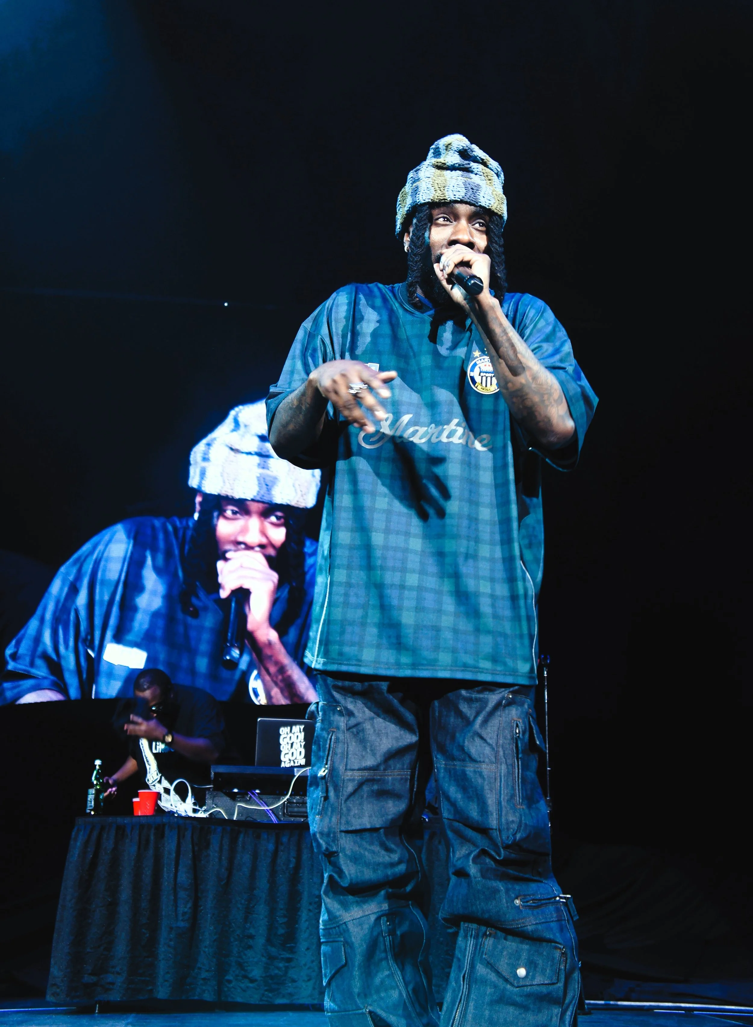 Wale performs as part of Keyshia Cole's 20th Anniversary Tour (photo by Bridget Arnwine)