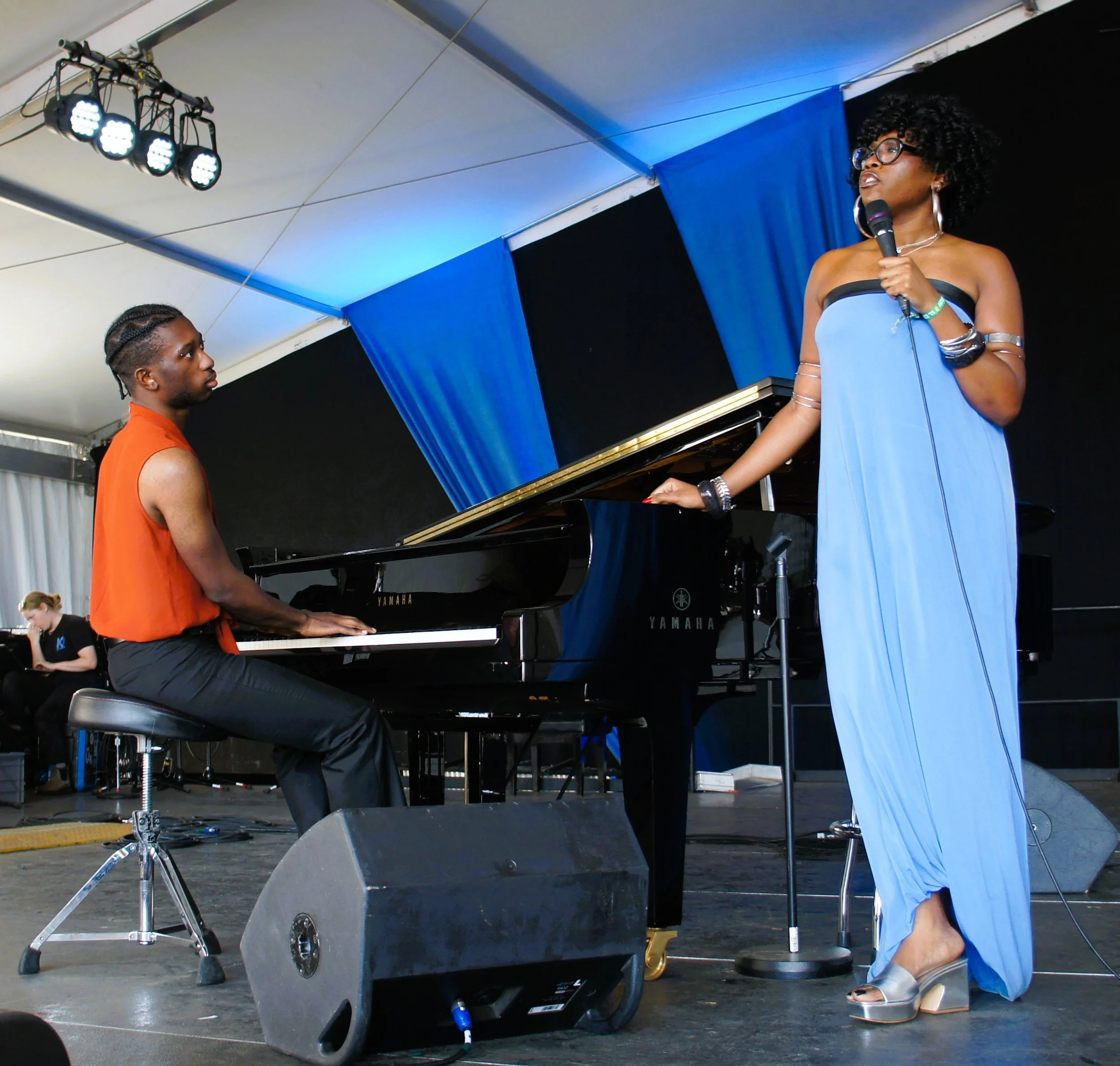 Julius Rodriguez and Ekep Nkwelle (photo by Bridget Arnwine)