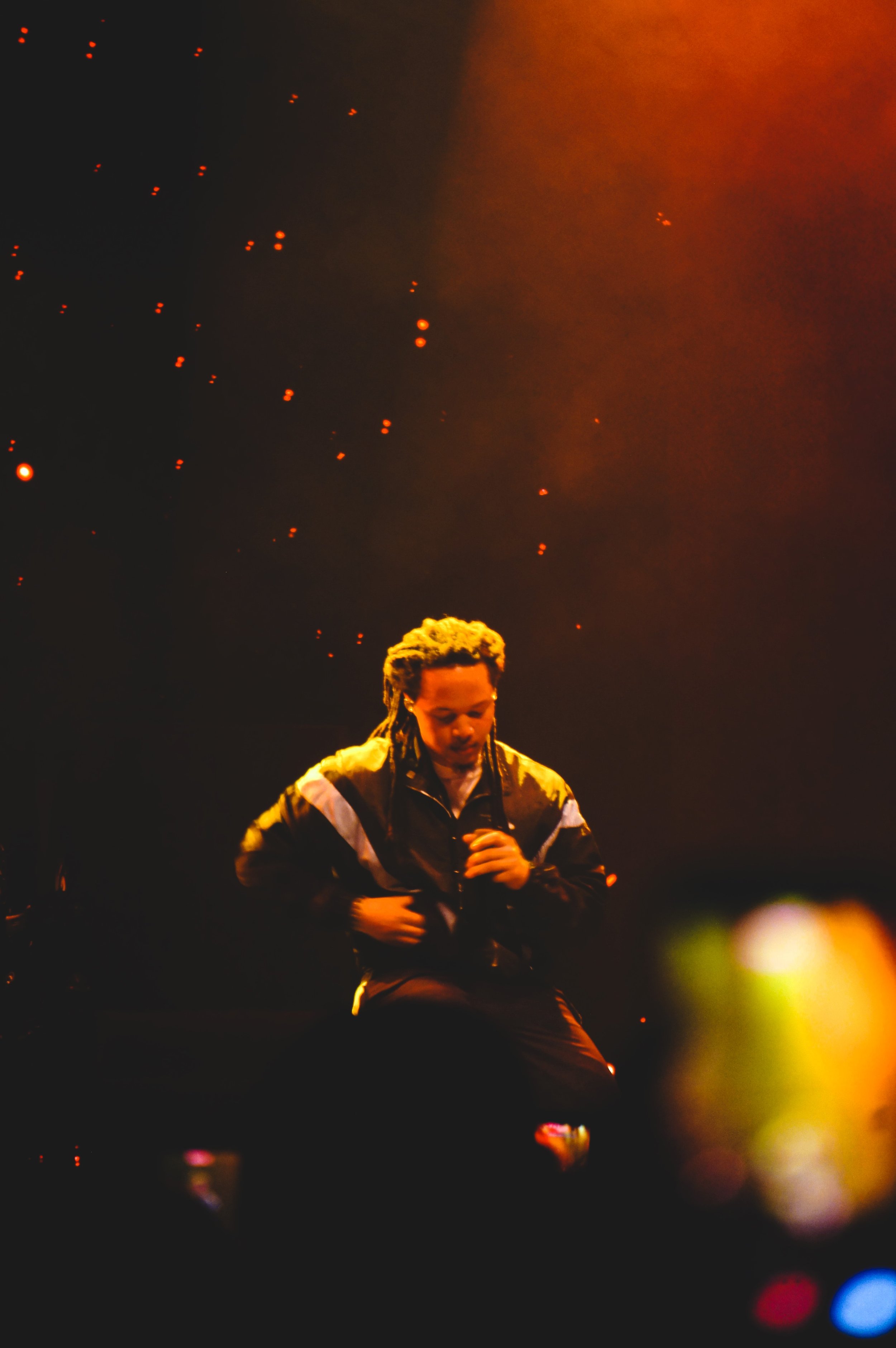 Domani takes the stage during his father's King Succession Tour (photo by Bridget Arnwine)
