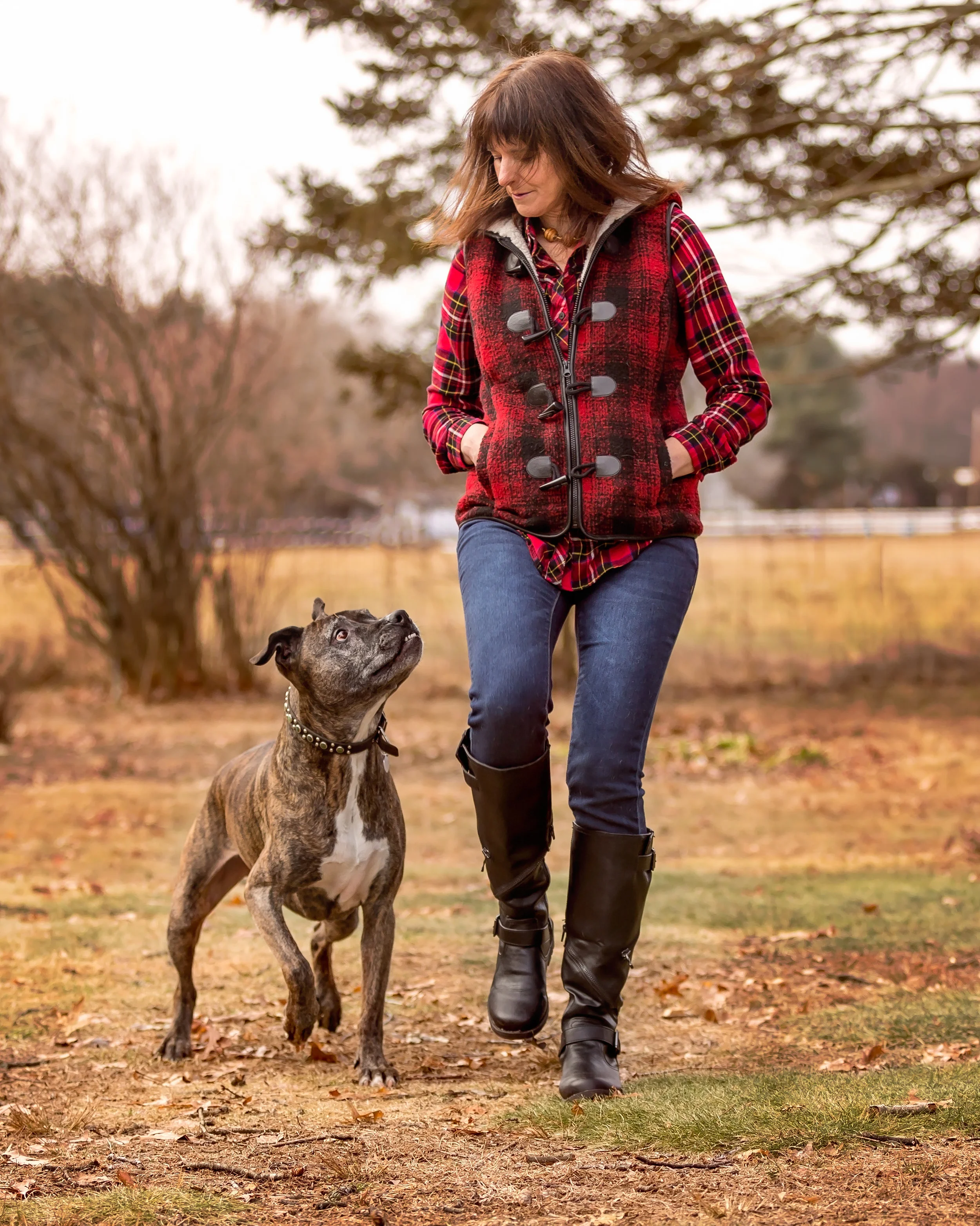Jill and her dog Diego