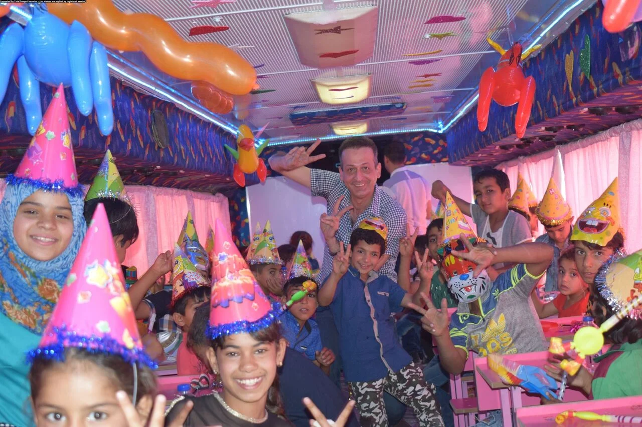 Inside the new Hope Bus.