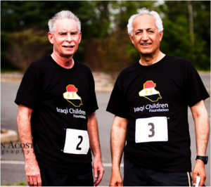 Amb. Faily was joined May 10 by former Iraq Ambassador Samir Sumaida’ie and Ambassador and Deputy Assistant Secretary of State Richard Schmierer (left). Also at the 5K were Gold Star Mothers of fallen soldiers, Iraq war veterans, and prominent members of the Iraqi-American community