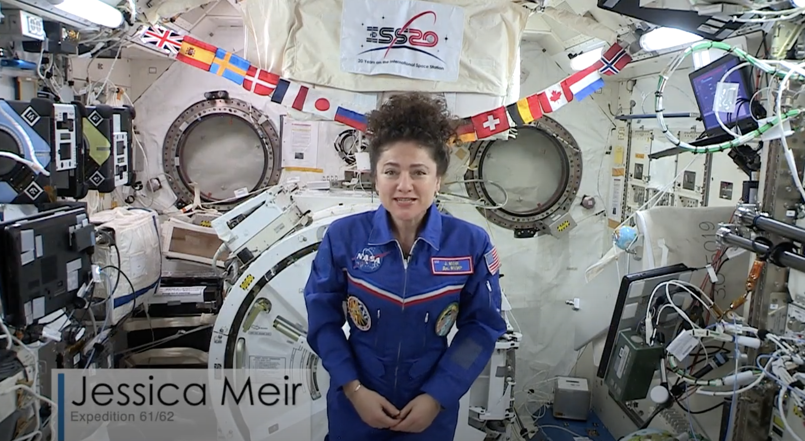 NASA Astronaut Meir Sends Special Message from Space to Hope Bus Children in Baghdad